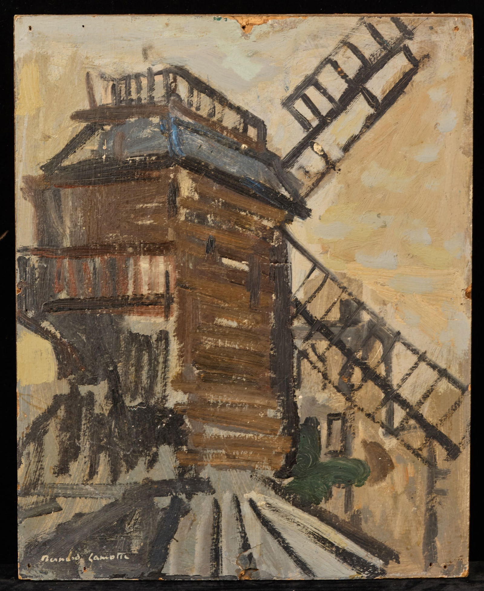 THE WINDMILL - BERNARD LAMOTTE (1903-1983) (1 of 6)