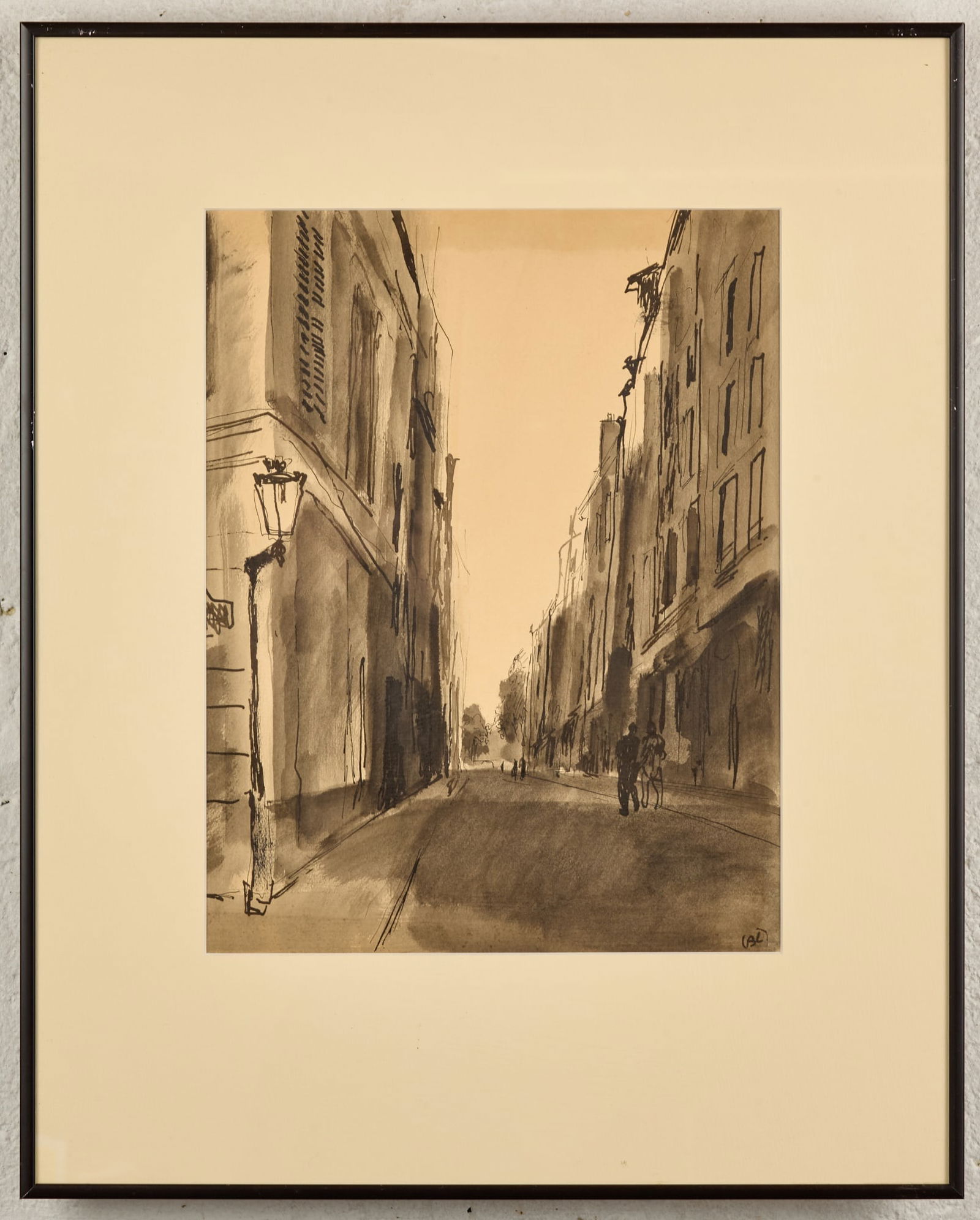 QUIET STREET CORNER - BERNARD LAMOTTE (1903-1983) (1 of 7)