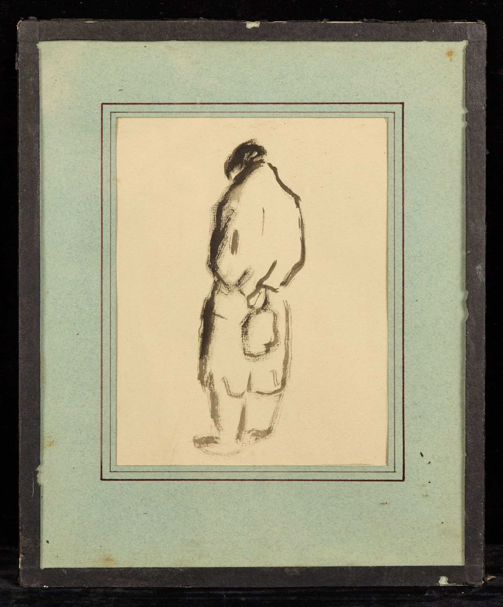 MAN in TOPCOAT STANDING BACK TO - BERNARD LAMOTTE (1 of 4)