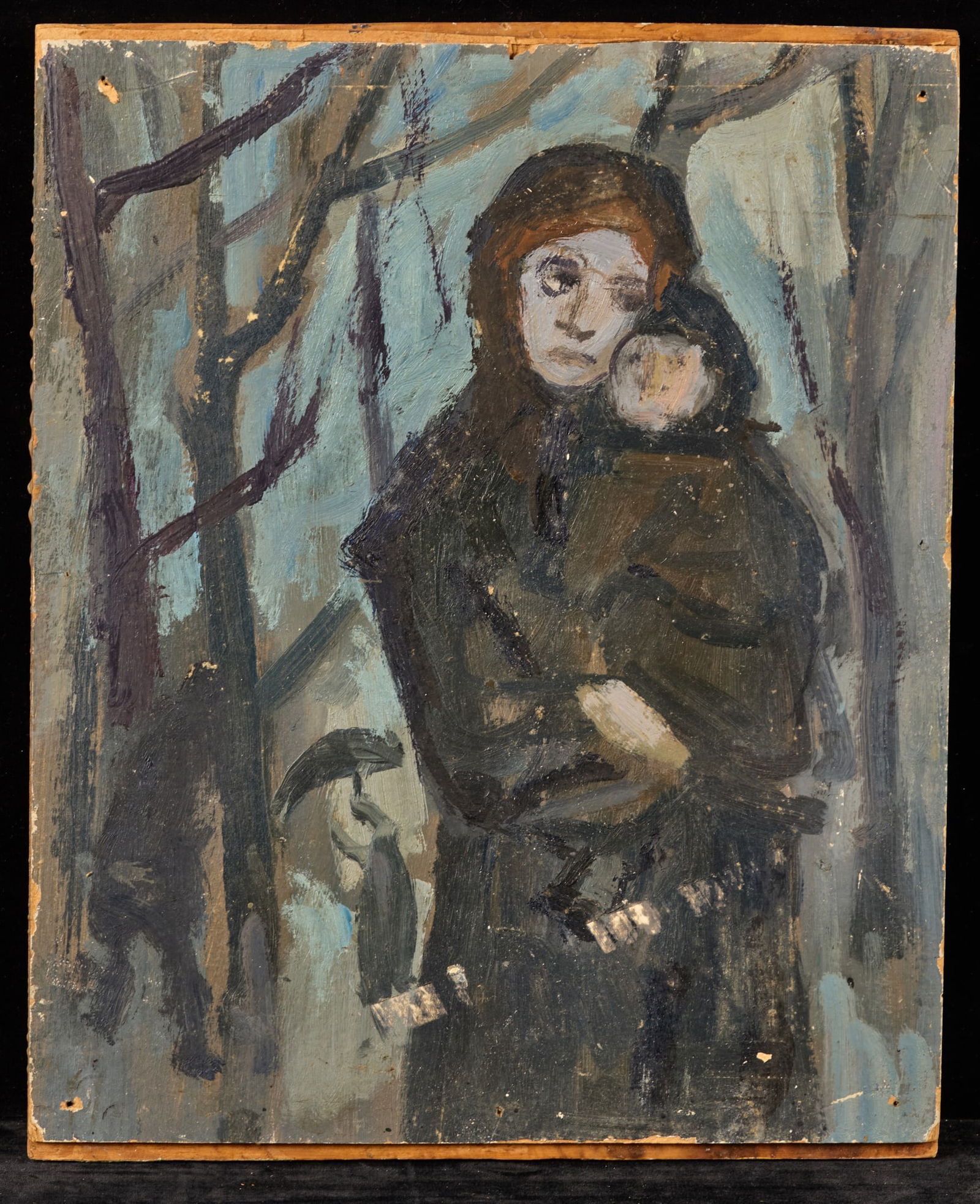 MOTHER and CHILD in PARK - BERNARD LAMOTTE (1 of 5)