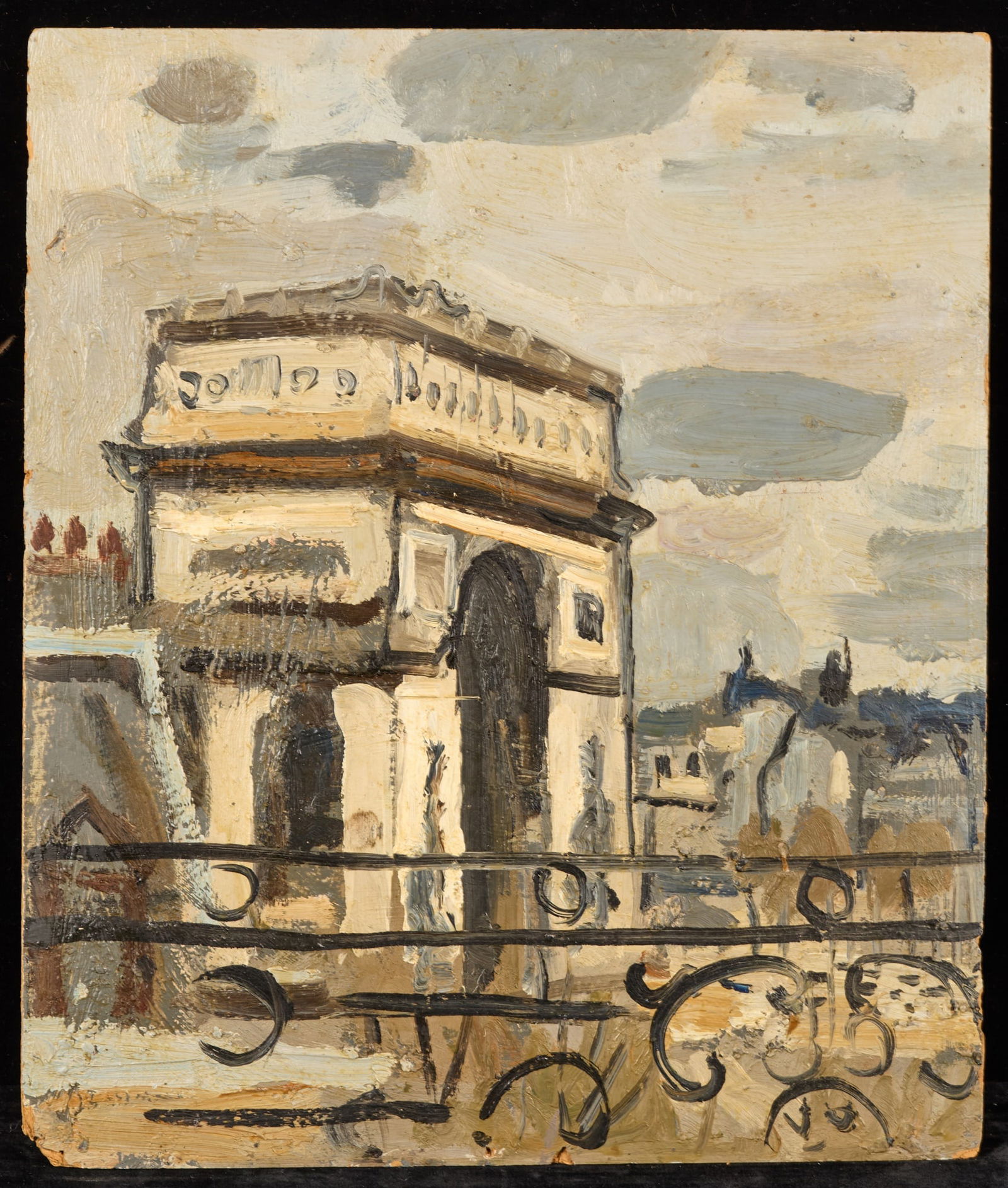 ARC DE TRIOMPHE from a BALCONY - BERNARD LAMOTTE (1 of 5)