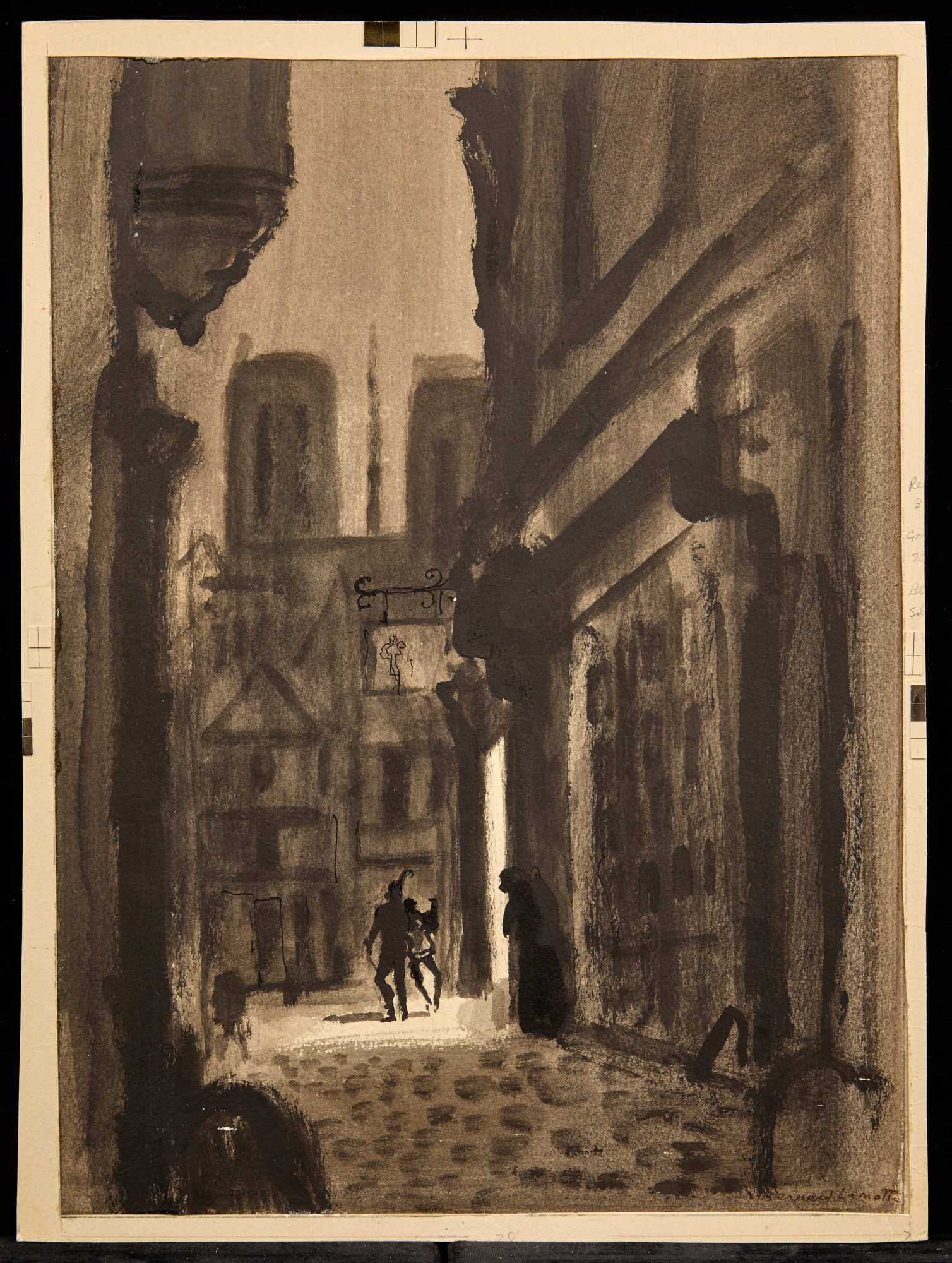 LEAVING TAVERN / HUNCHBACK SERIES -BERNARD LAMOTTE (1 of 5)