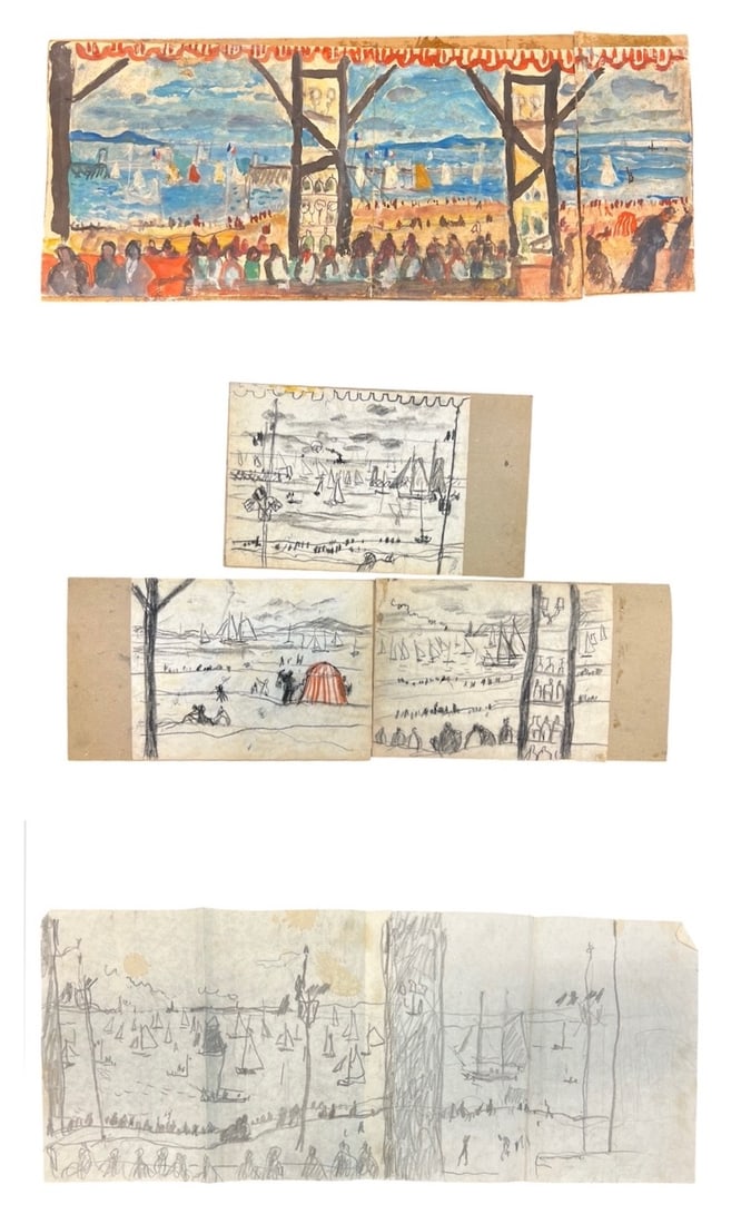 "LES REGATES" (3) WORKS - BERNARD LAMOTTE (1 of 15)