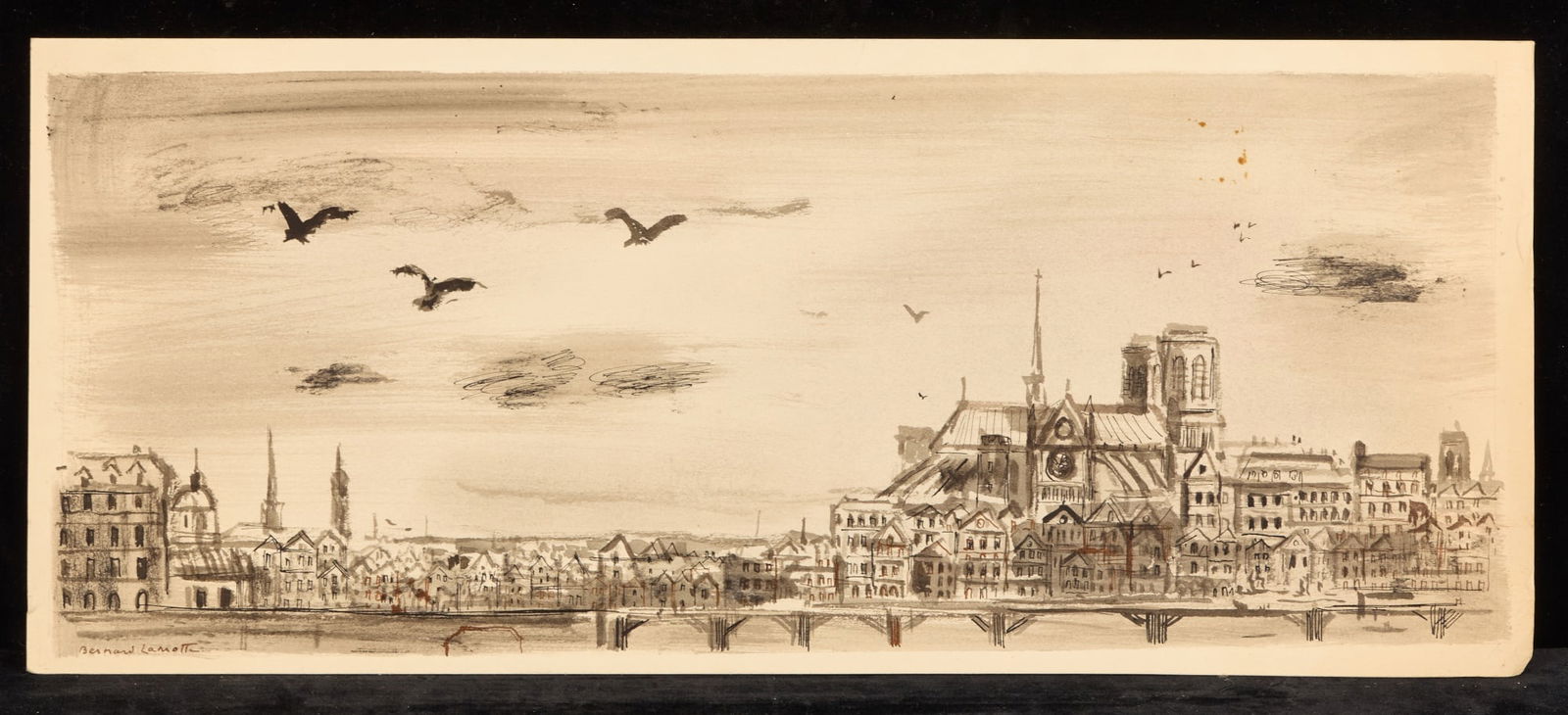 PARIS, SEINE and NOTRE DAME - BERNARD LAMOTTE (1 of 7)