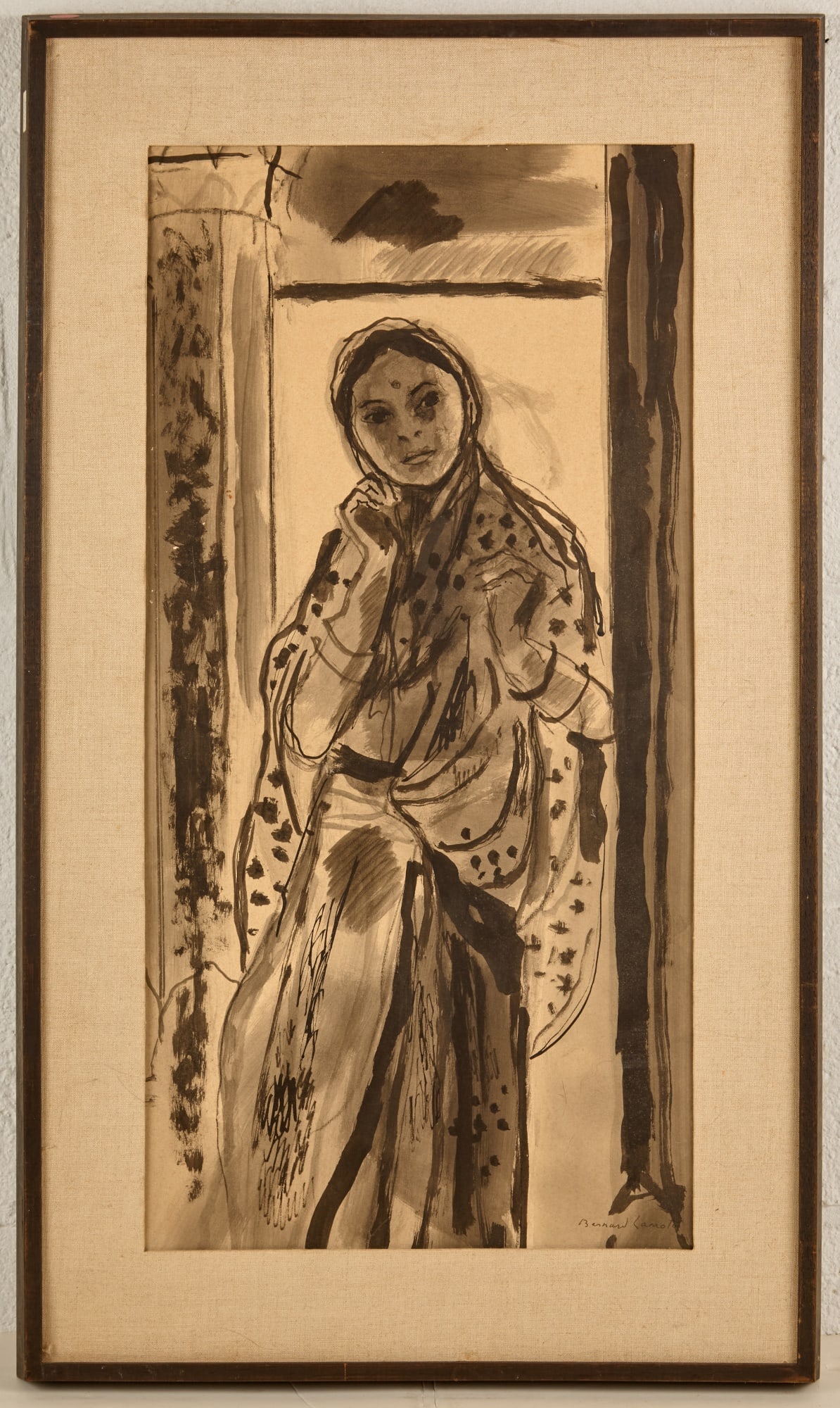 FAR EAST INDIAN WOMAN - BERNARD LAMOTTE (1 of 9)