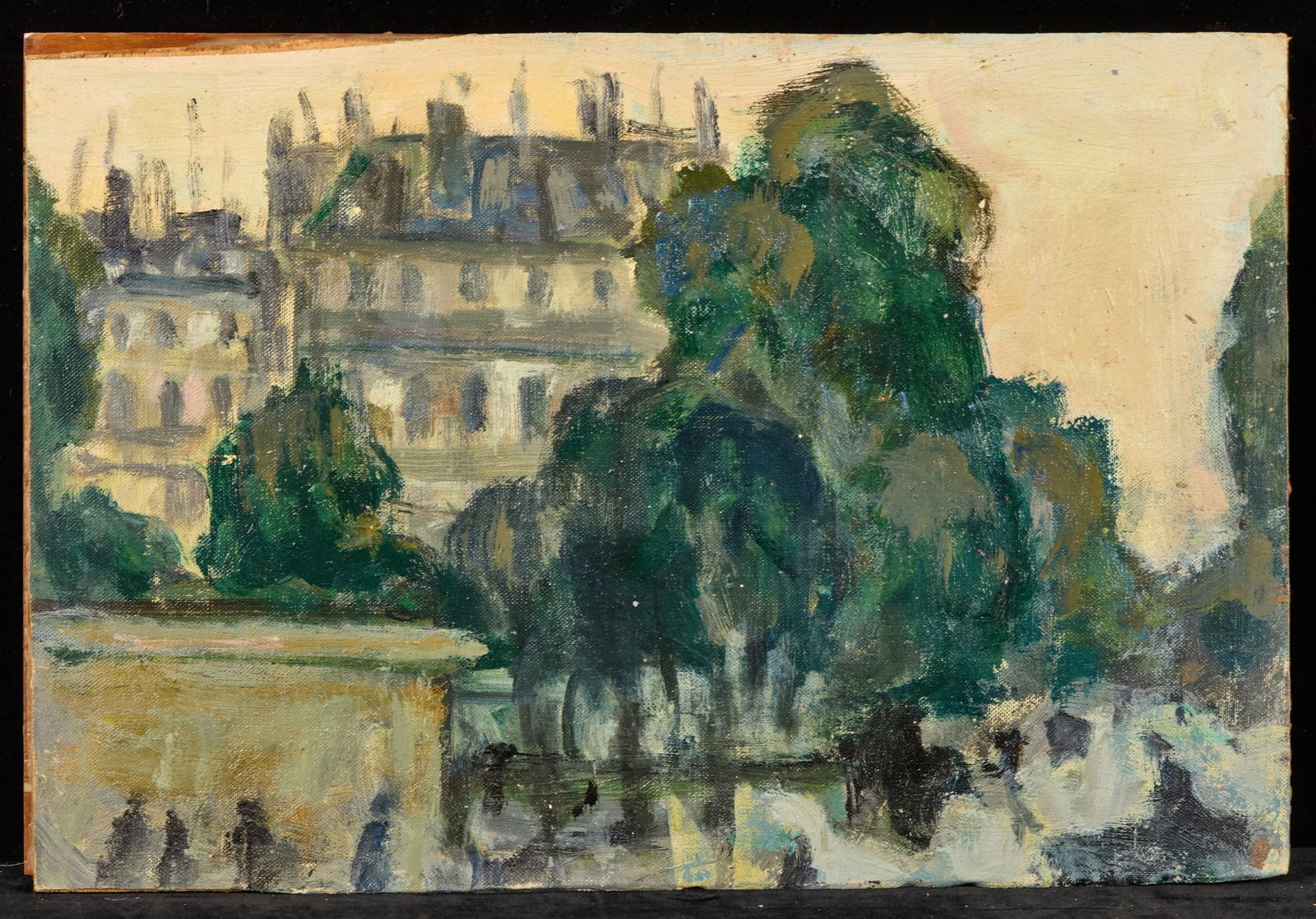 FRENCH CITYSCAPE - BERNARD LAMOTTE (1903-1983) (1 of 6)