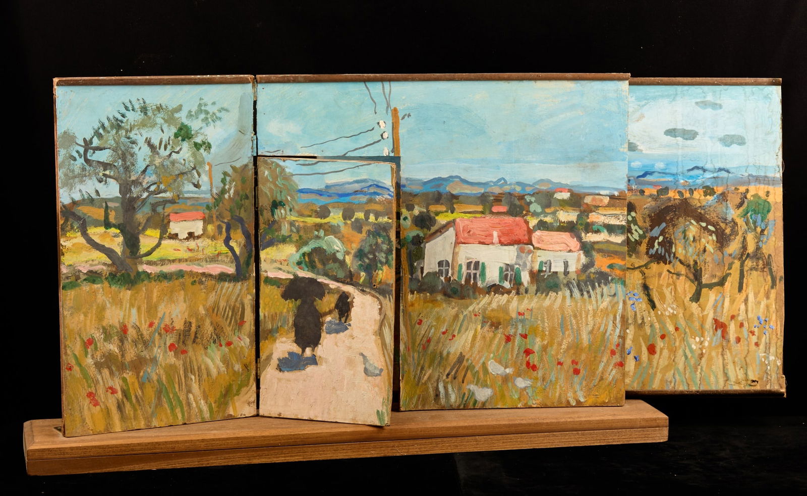 ROOM-SIZED MURAL STUDY - BERNARD LAMOTTE (1 of 14)