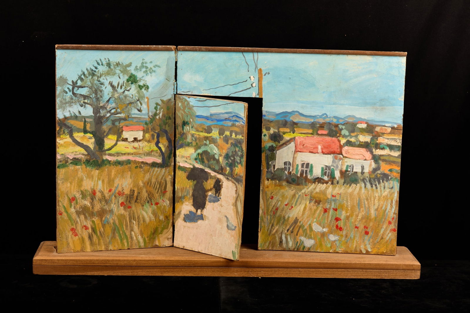 ROOM-SIZED MURAL STUDY - BERNARD LAMOTTE - 2