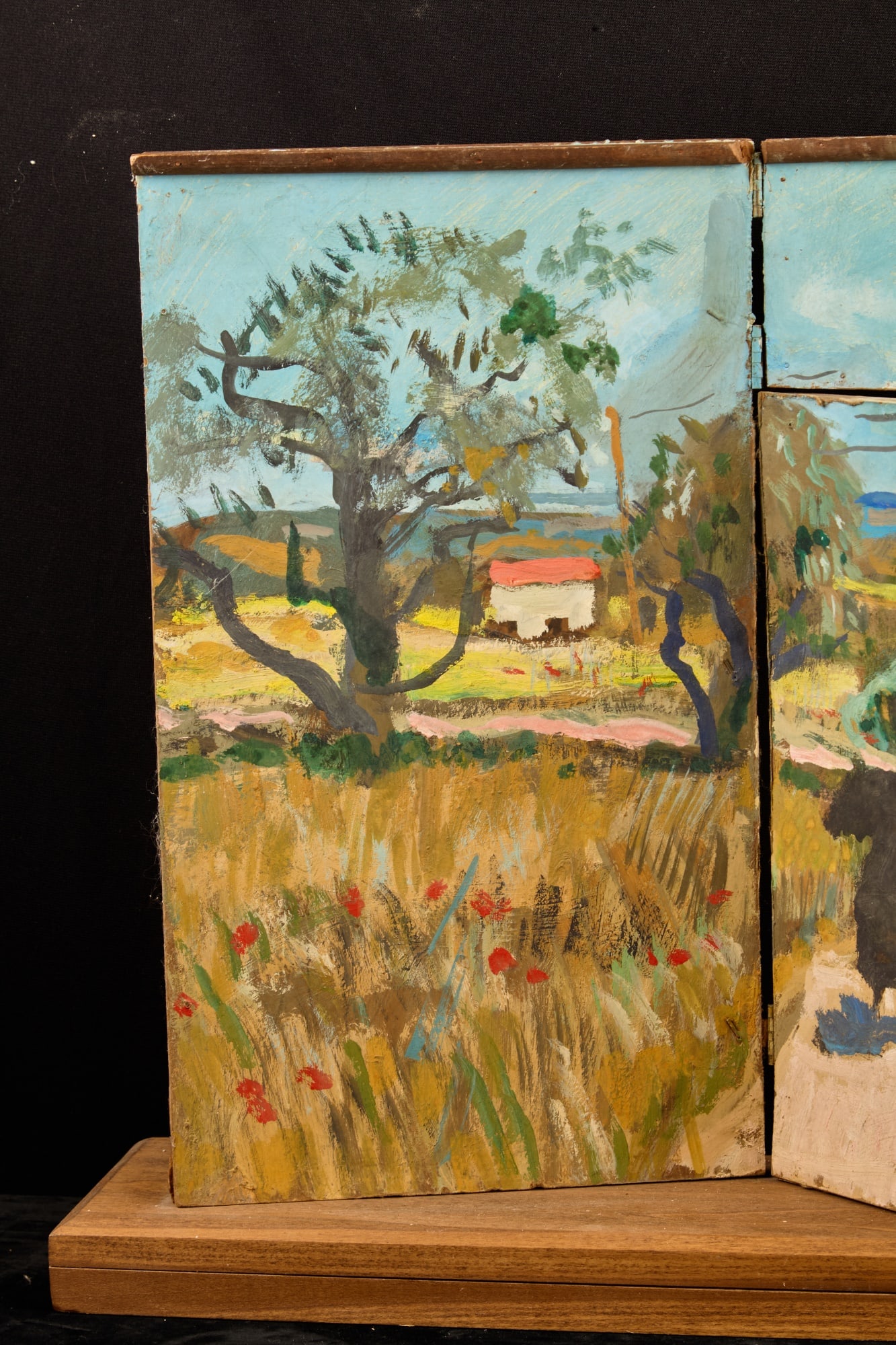 ROOM-SIZED MURAL STUDY - BERNARD LAMOTTE - 3