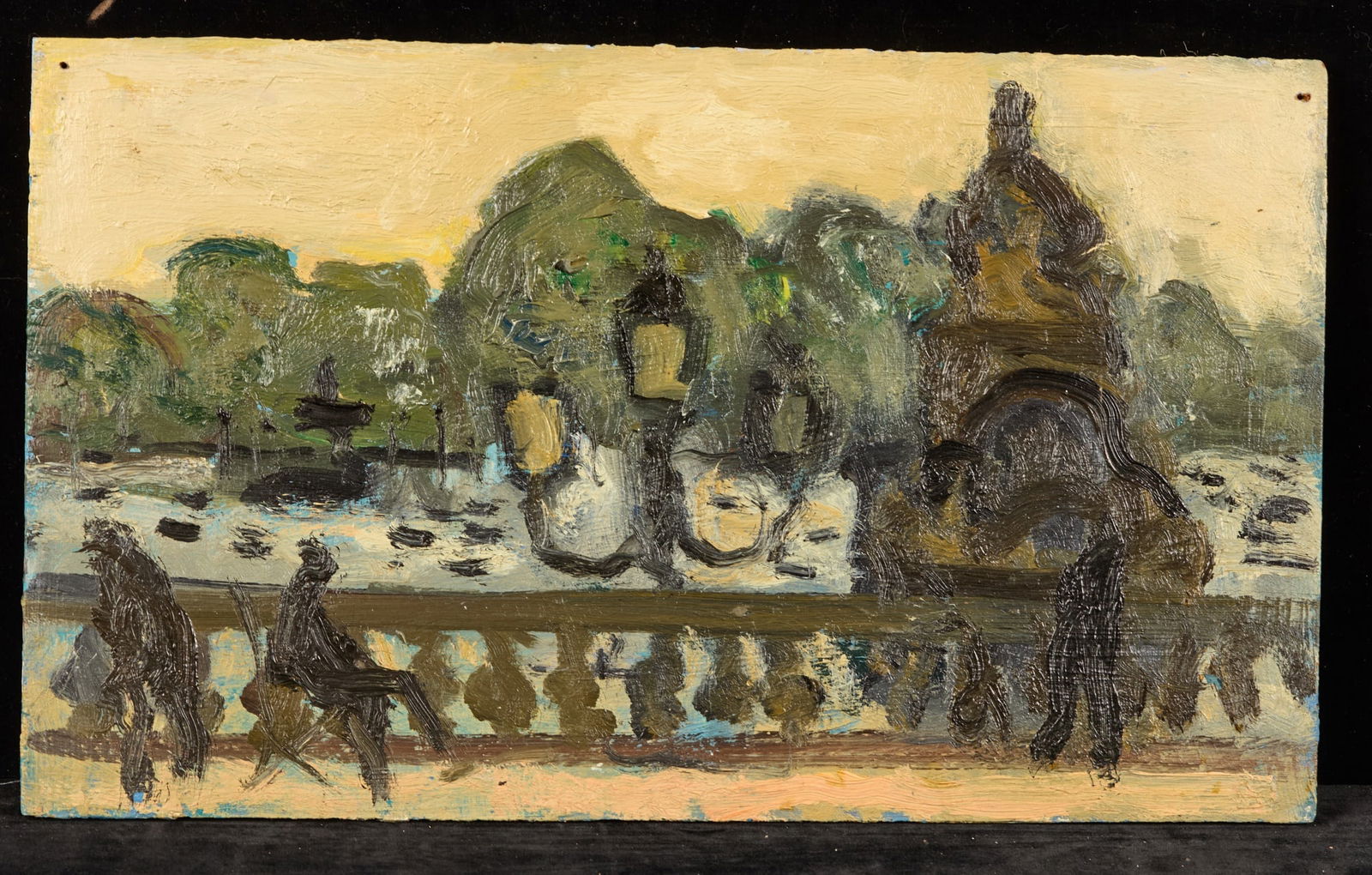 ALONG the RIVER - BERNARD LAMOTTE (1903-1983) (1 of 6)