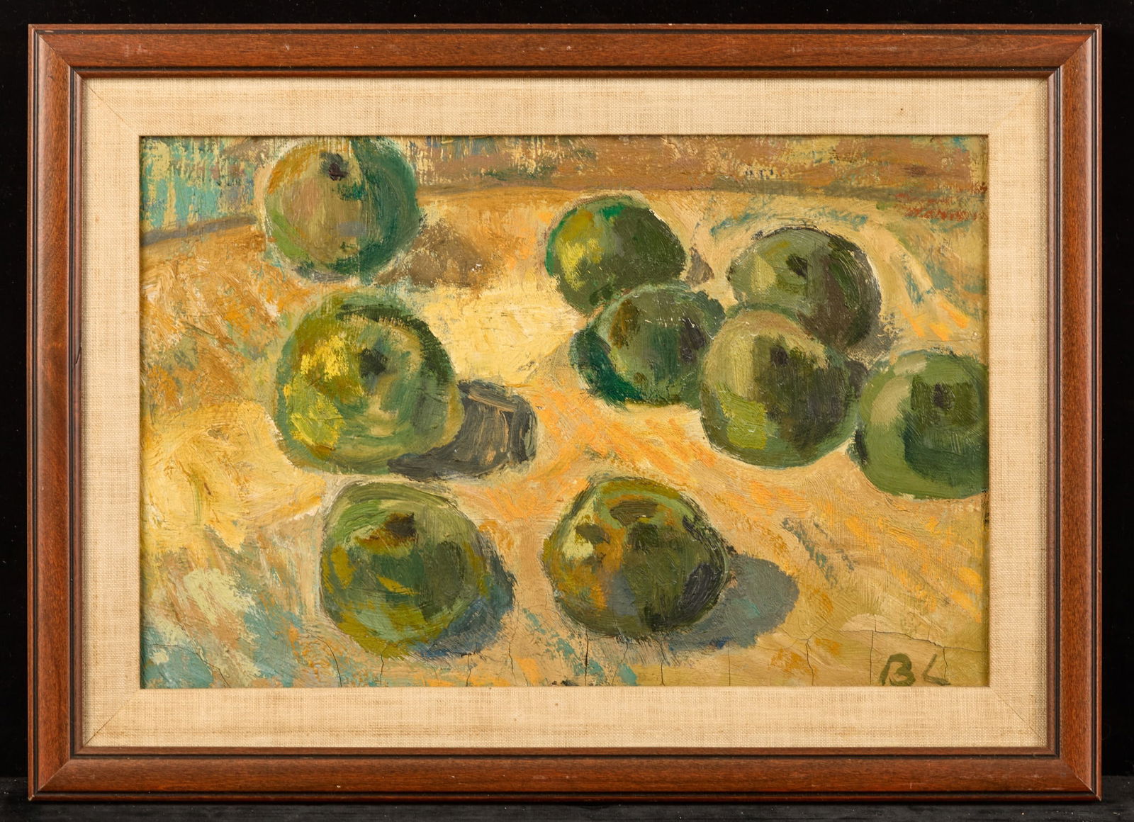STILL LIFE with GREEN APPLES - BERNARD LAMOTTE (1 of 7)