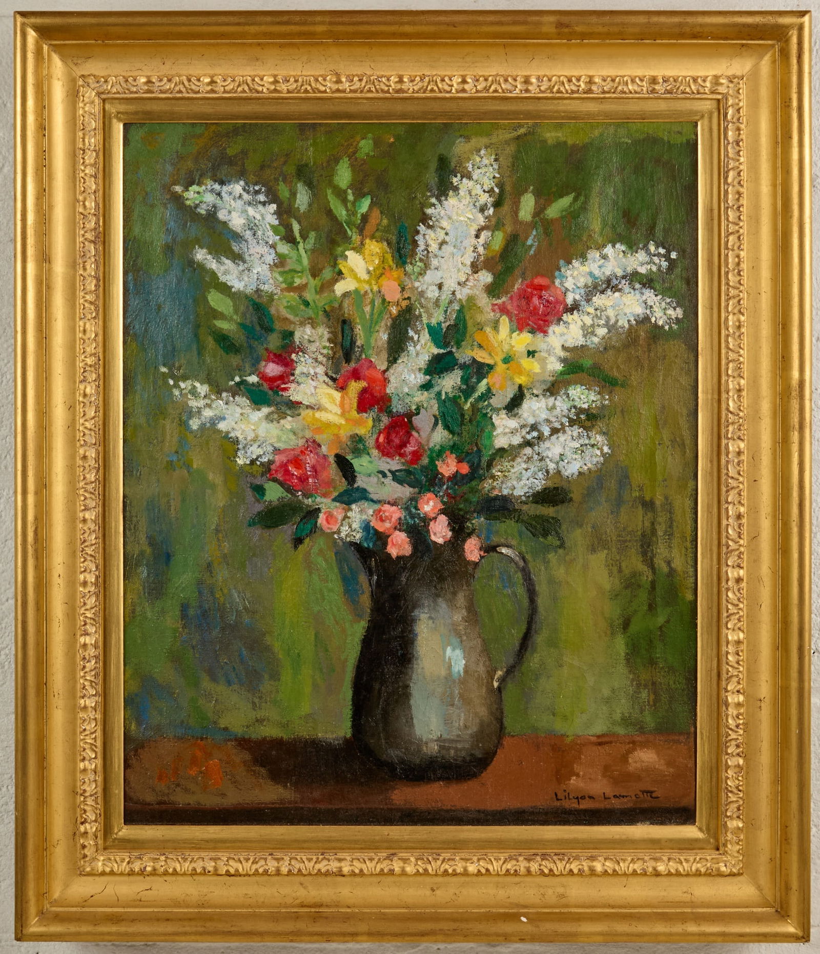 PITCHER of FLOWERS - BERNARD LAMOTTE (1903-1963) (1 of 9)