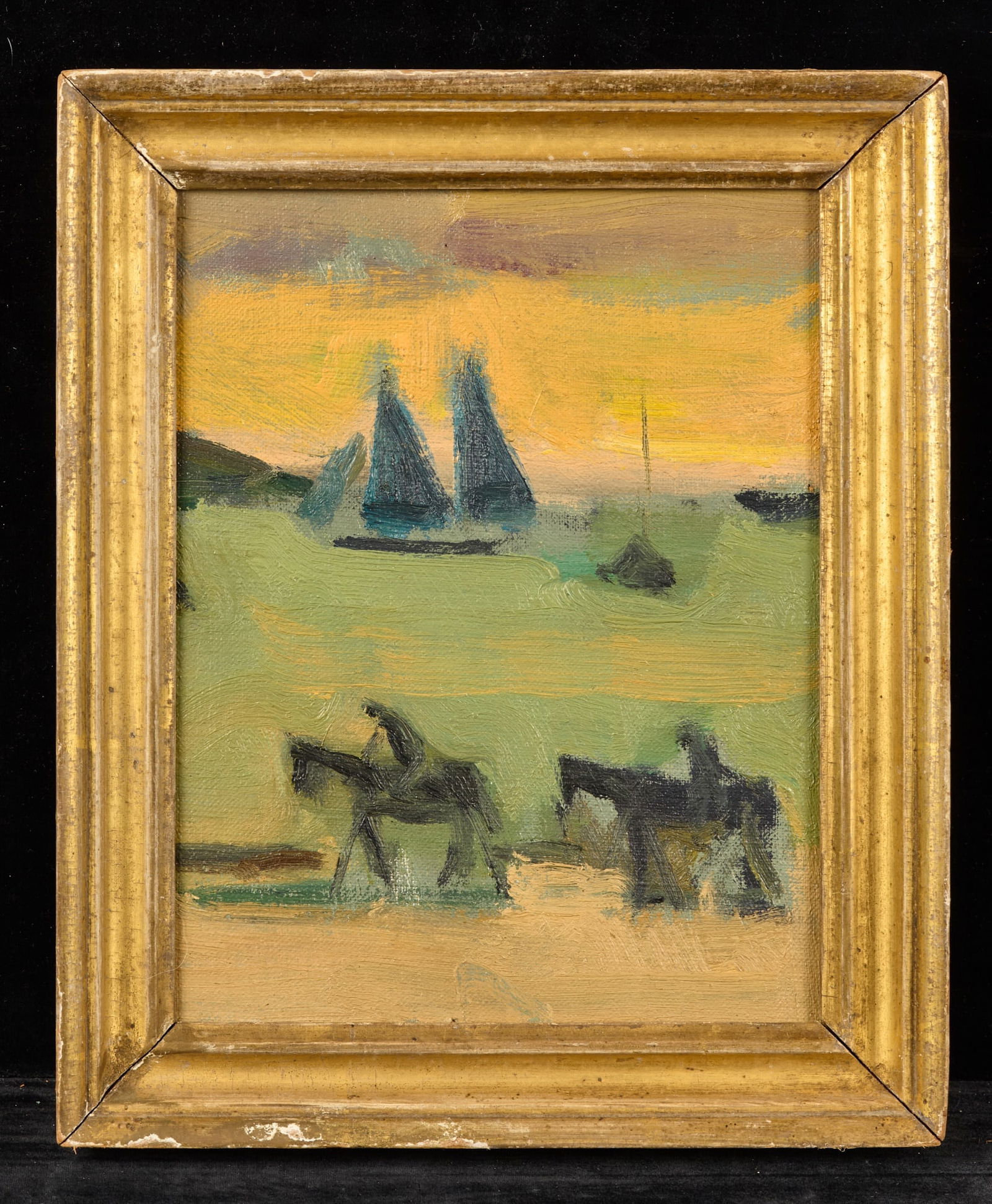 BACKLIT HORSES on the BEACH - BERNARD LAMOTTE (1 of 5)