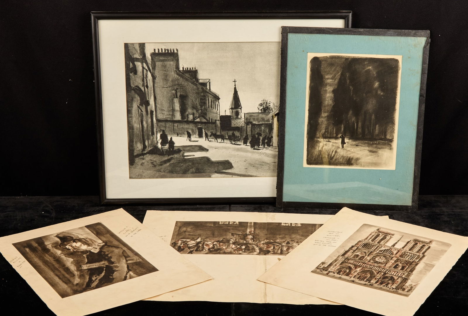 GROUPING of PRINTS - BERNARD LAMOTTE (1 of 12)