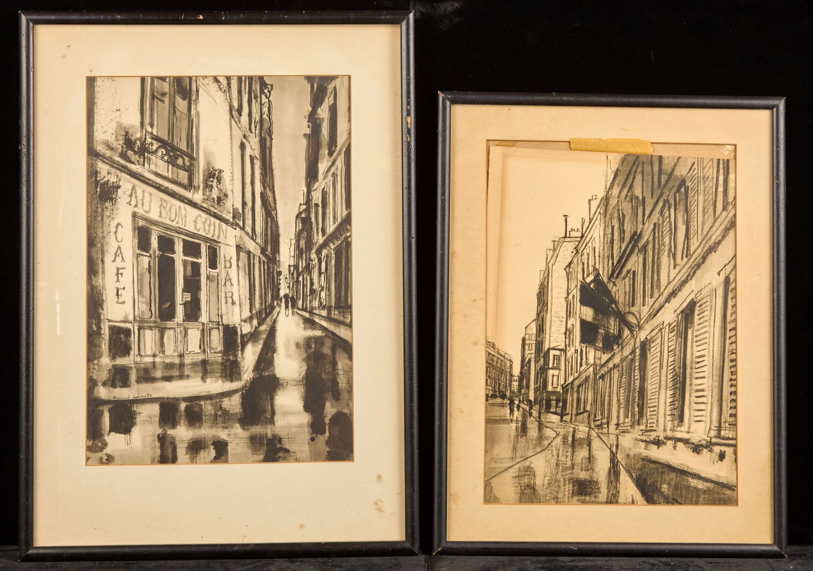 (2) FRAMED PRINTS - BERNARD LAMOTTE (1903-1983) (1 of 10)