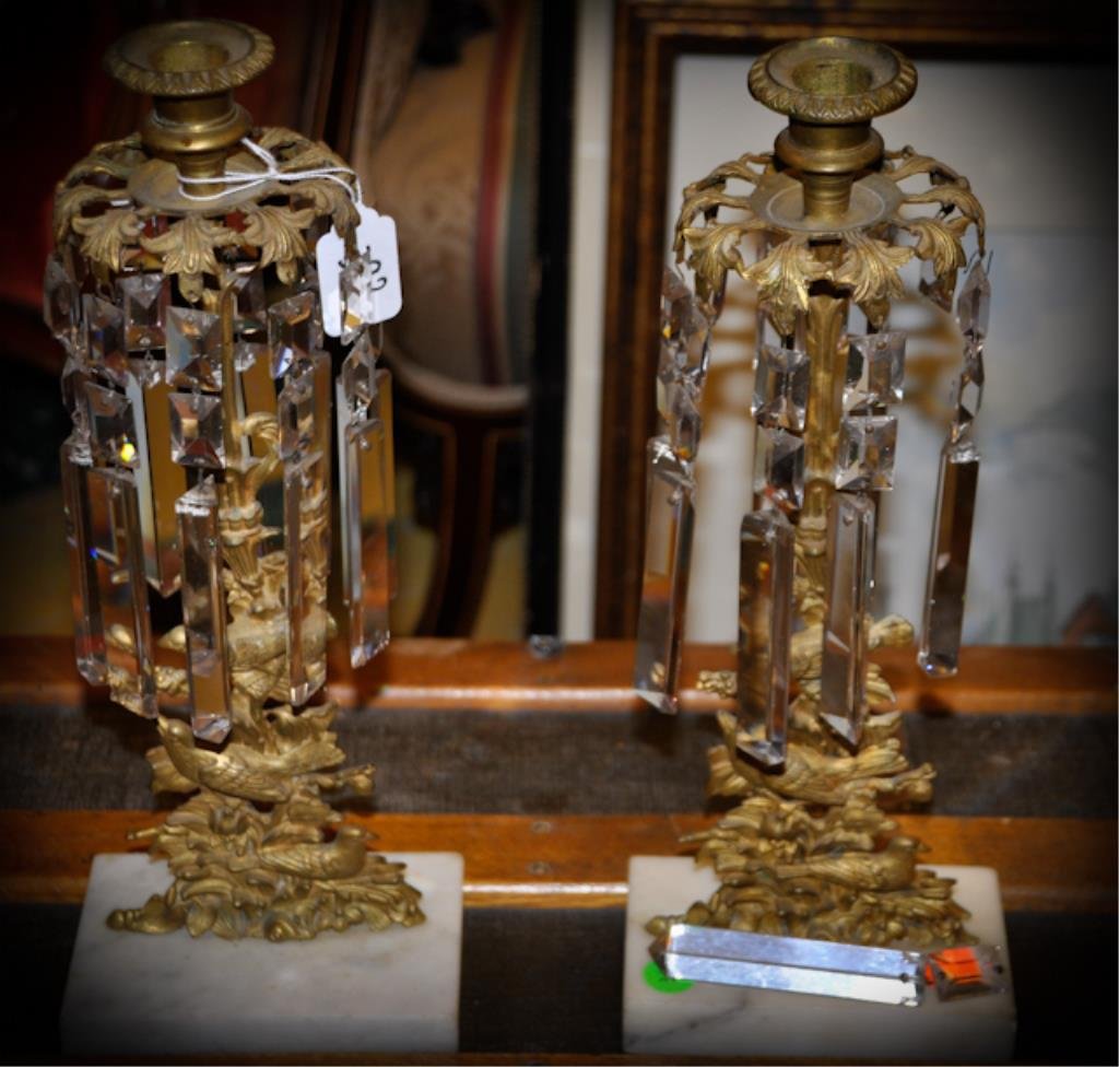 Pair of Victorian Girandoles