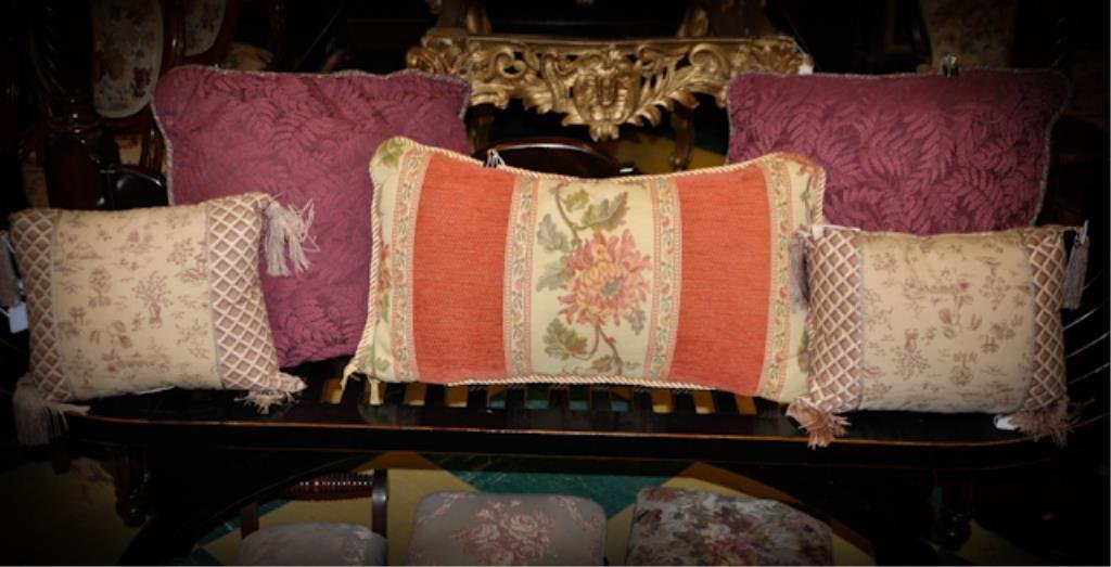 Lot of Five Pillows