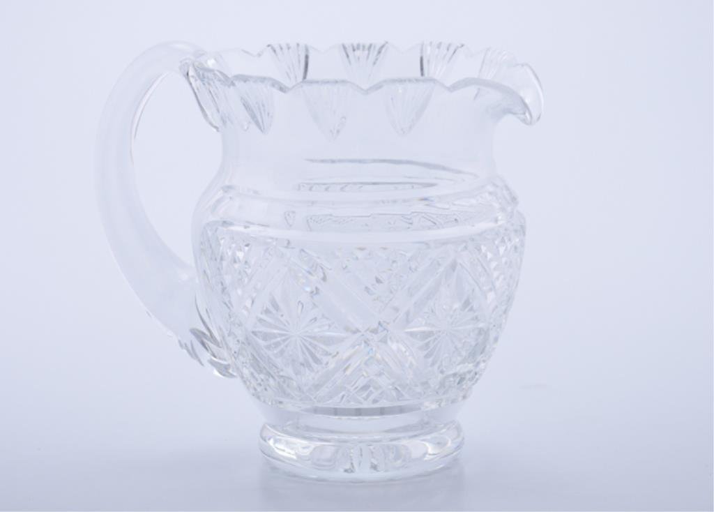 Waterford Samuel Miller Jug: made for Waterford Society private collection. 6 3/4"h Condition: good
