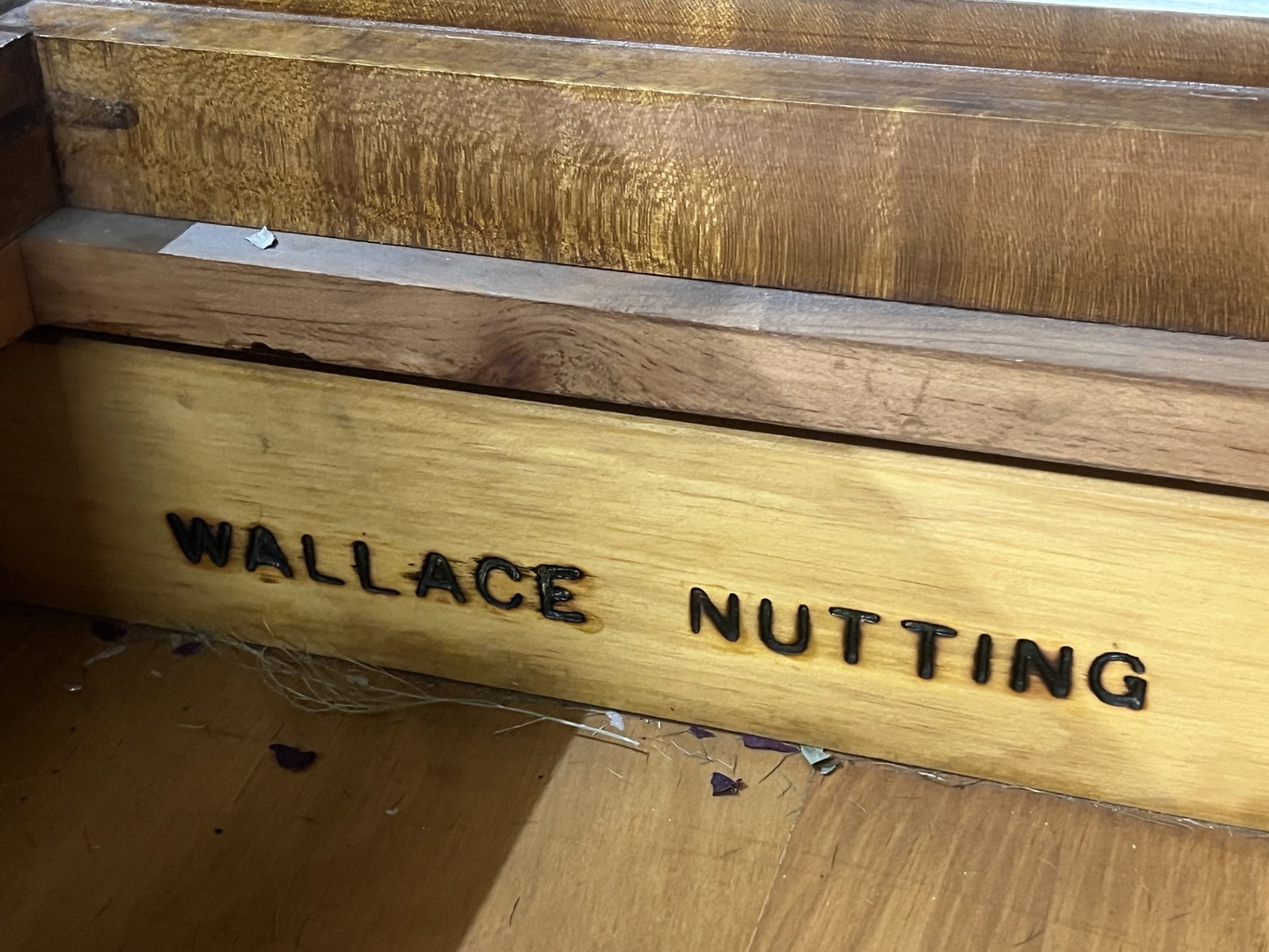 WALLACE NUTTING BLOCK SIGNED MAPLE HIGHBOY - 7