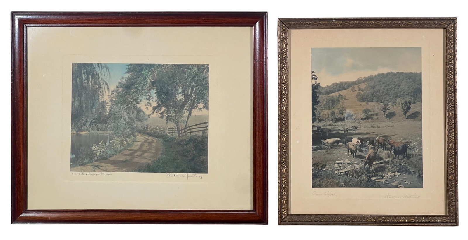 WALLACE NUTTING (1861-1941) Two Works (1 of 8)