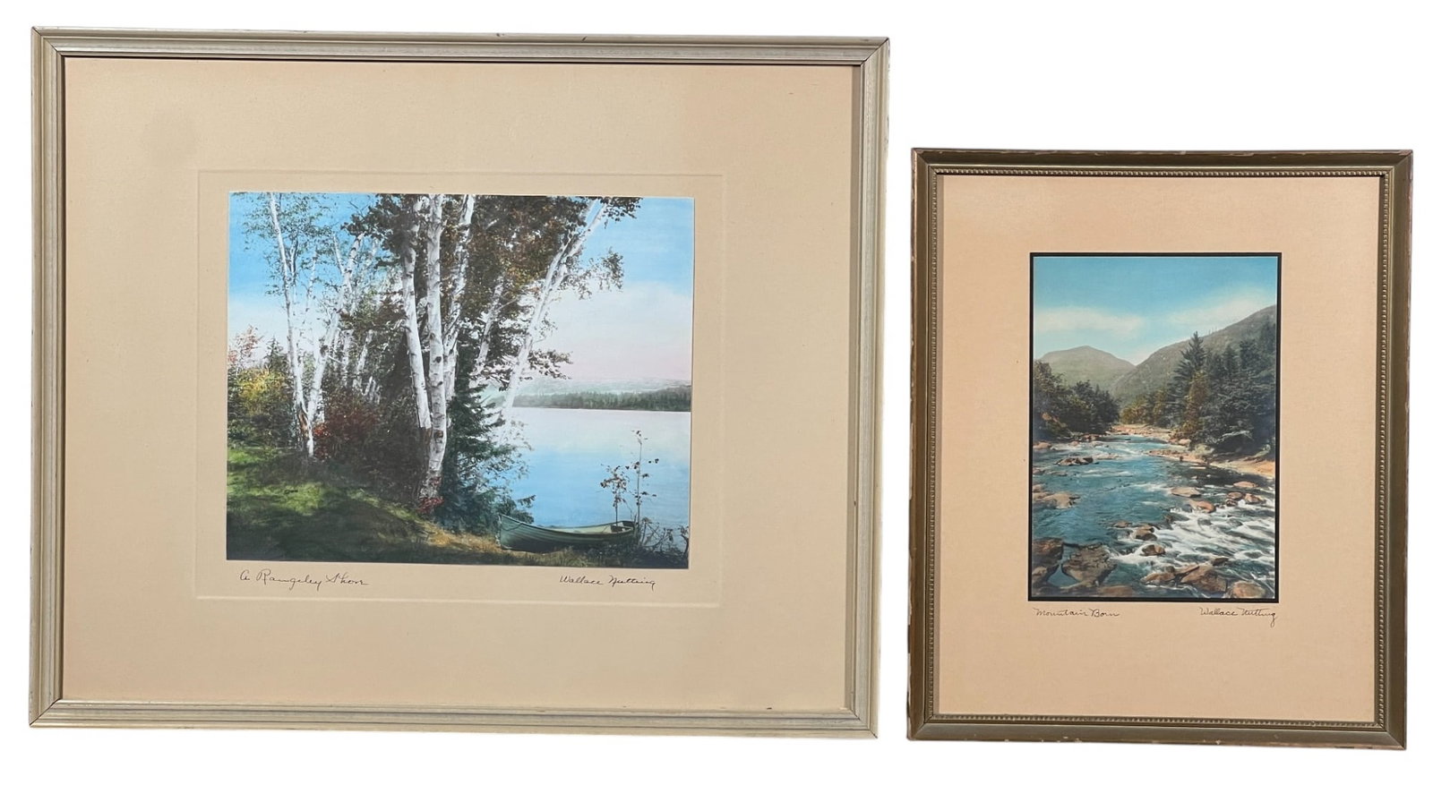 WALLACE NUTTING (1861-1941) Two Works (1 of 8)