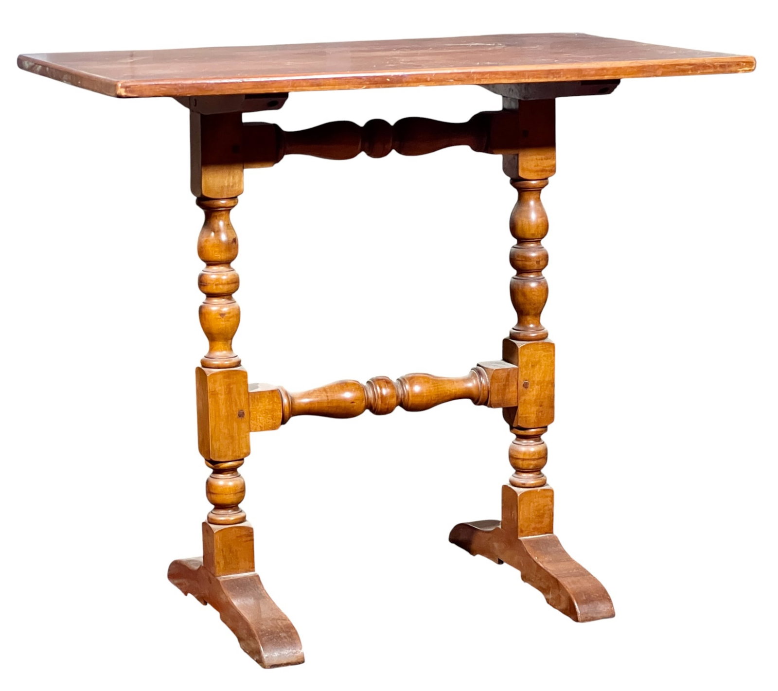 WALLACE NUTTING BLOCK SIGNED TAVERN TABLE (1 of 7)