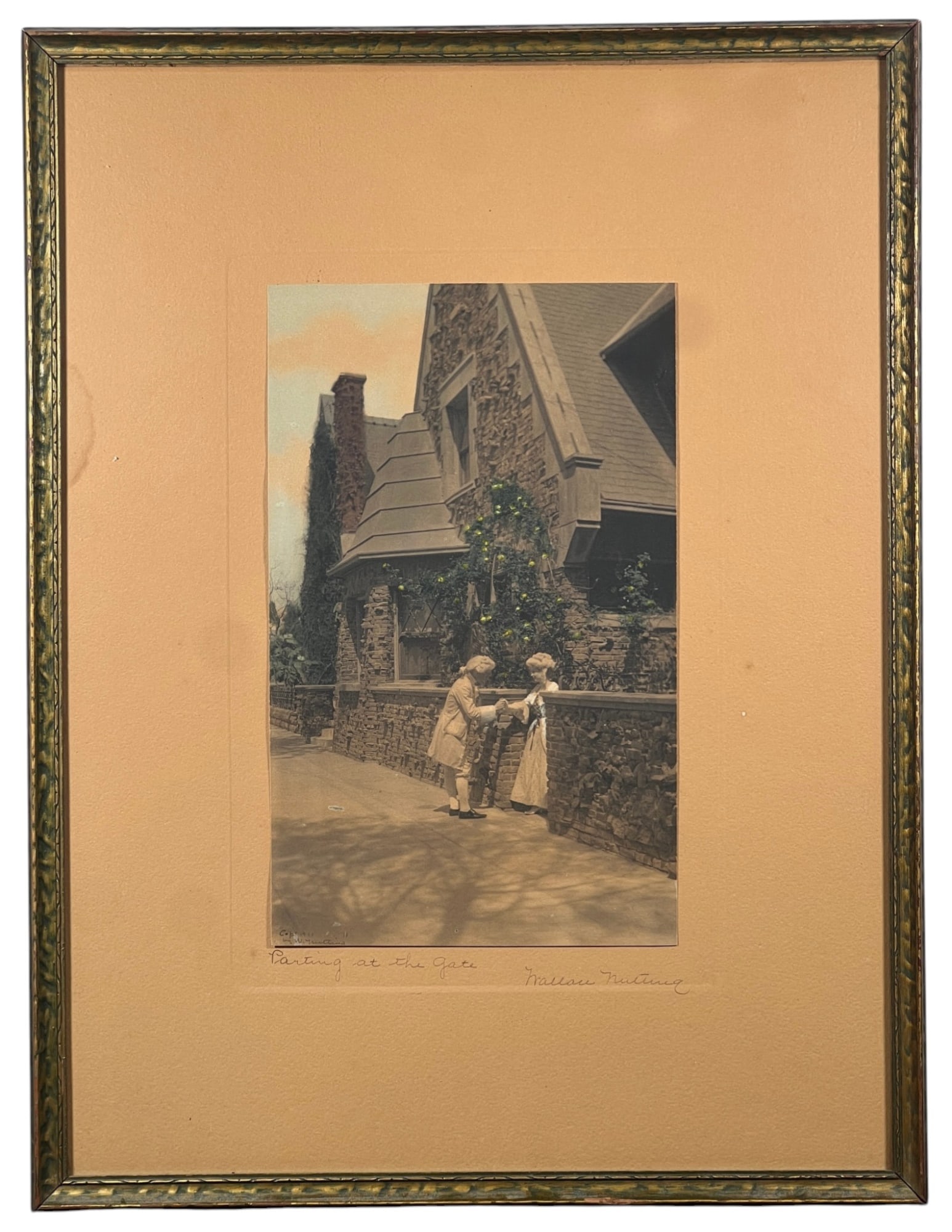 WALLACE NUTTING (1861-1941) Scene with Gentleman (1 of 8)