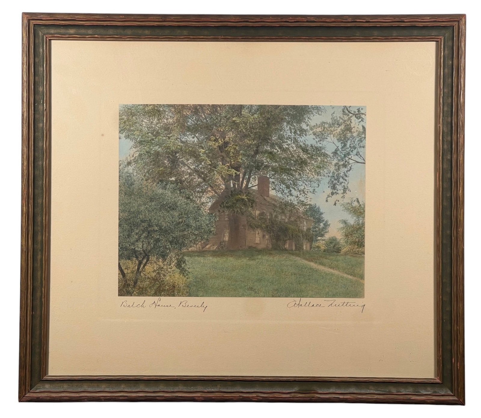 WALLACE NUTTING (1861-1941) Beverley, MA Scene (1 of 8)