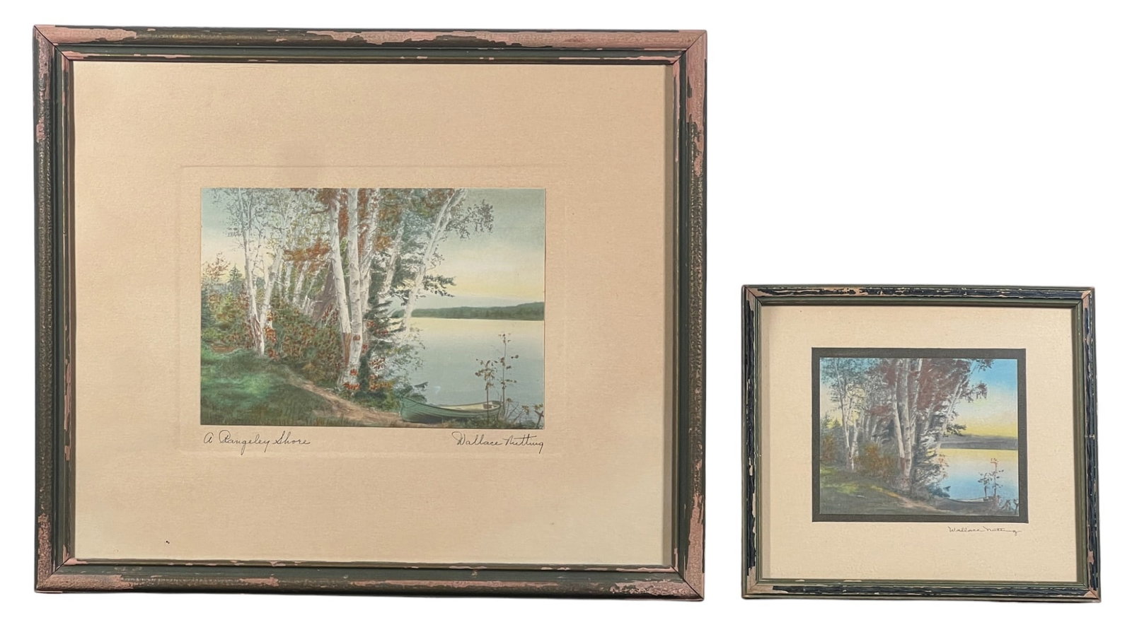 WALLACE NUTTING (1861-1941) Two Maine Works (1 of 7)