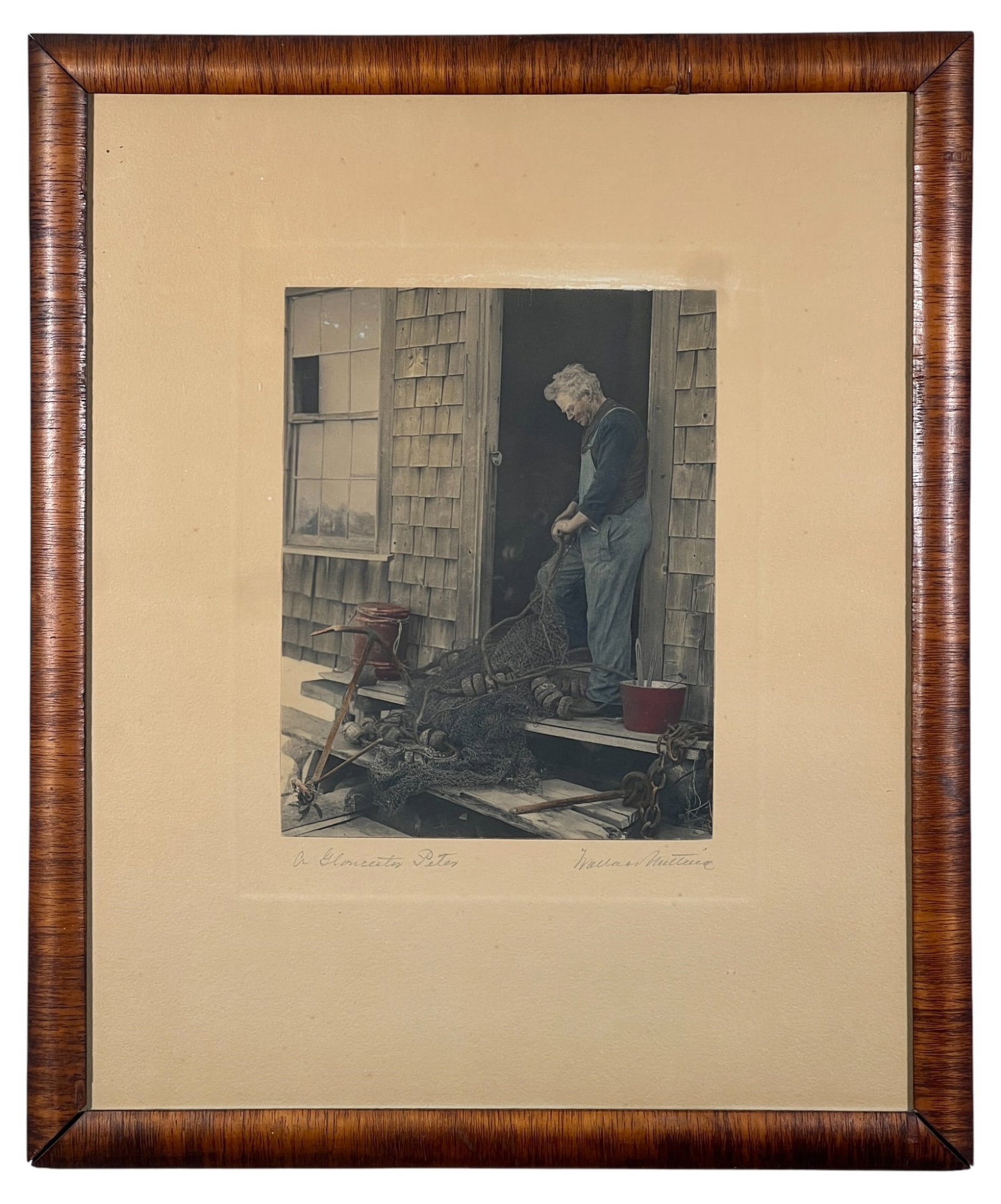 WALLACE NUTTING (1861-1941) Gloucester, MA Scene (1 of 6)