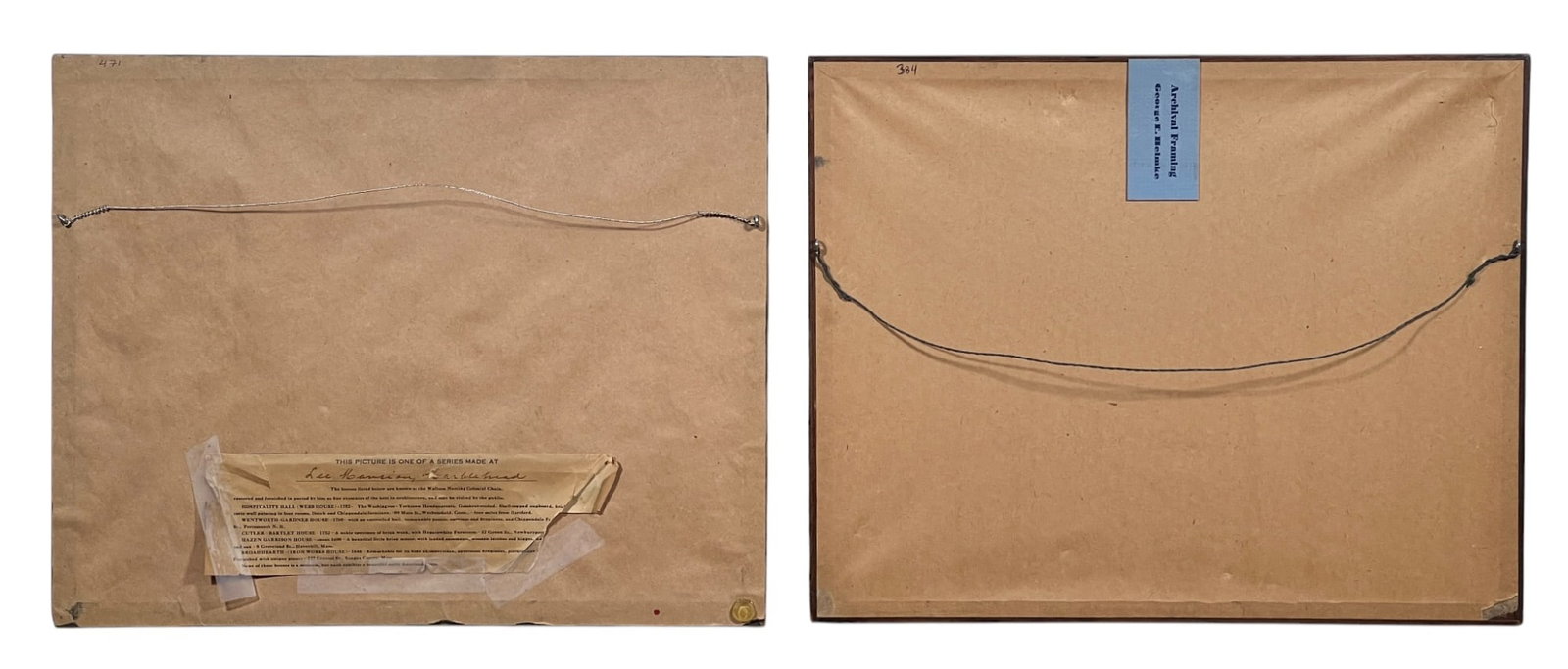 WALLACE NUTTING (1861-1941) Two Works - 12