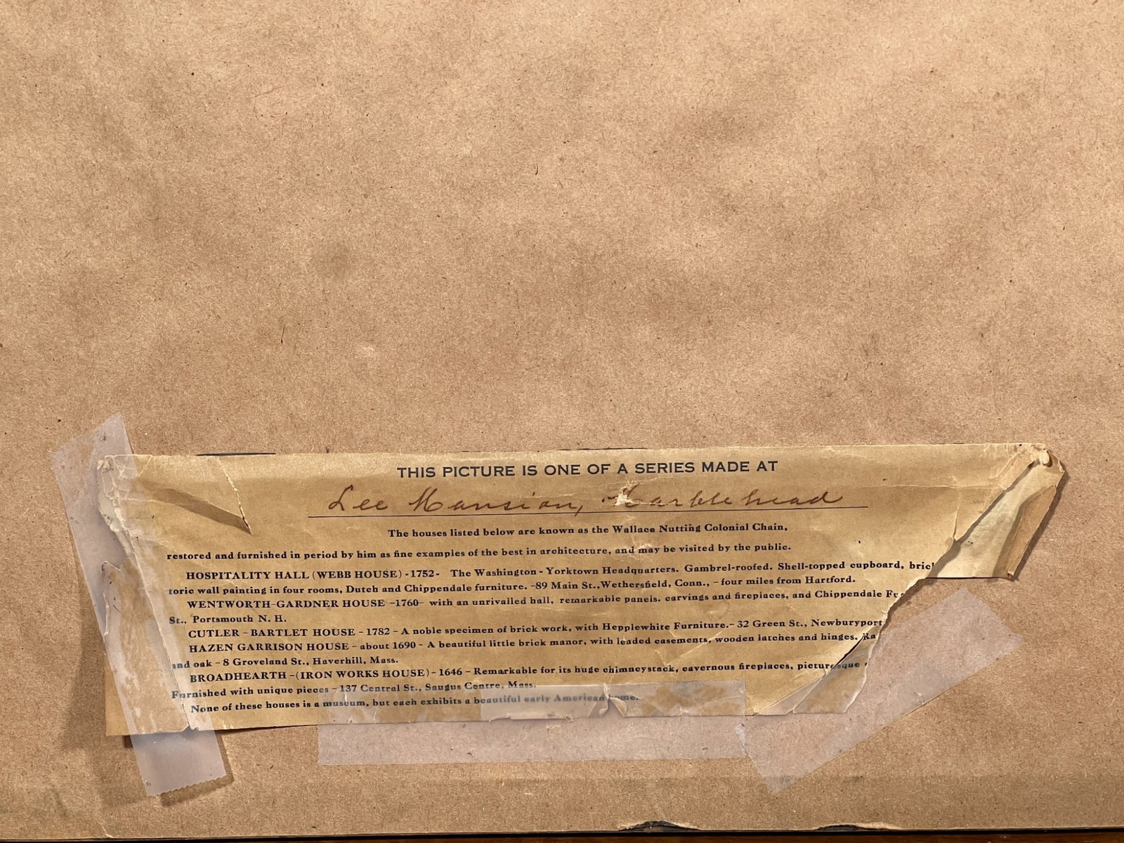 WALLACE NUTTING (1861-1941) Two Works - 13