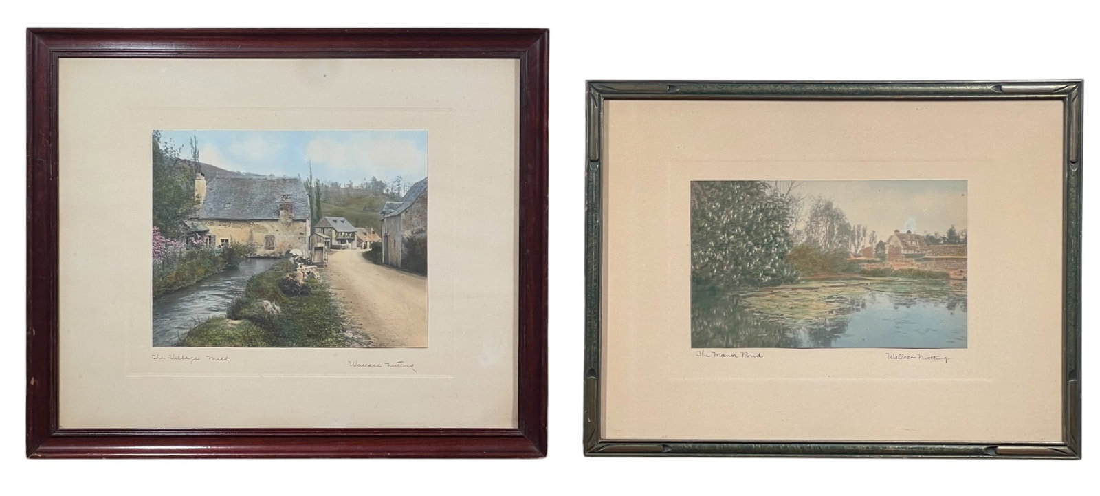WALLACE NUTTING (1861-1941) Two Works (1 of 9)