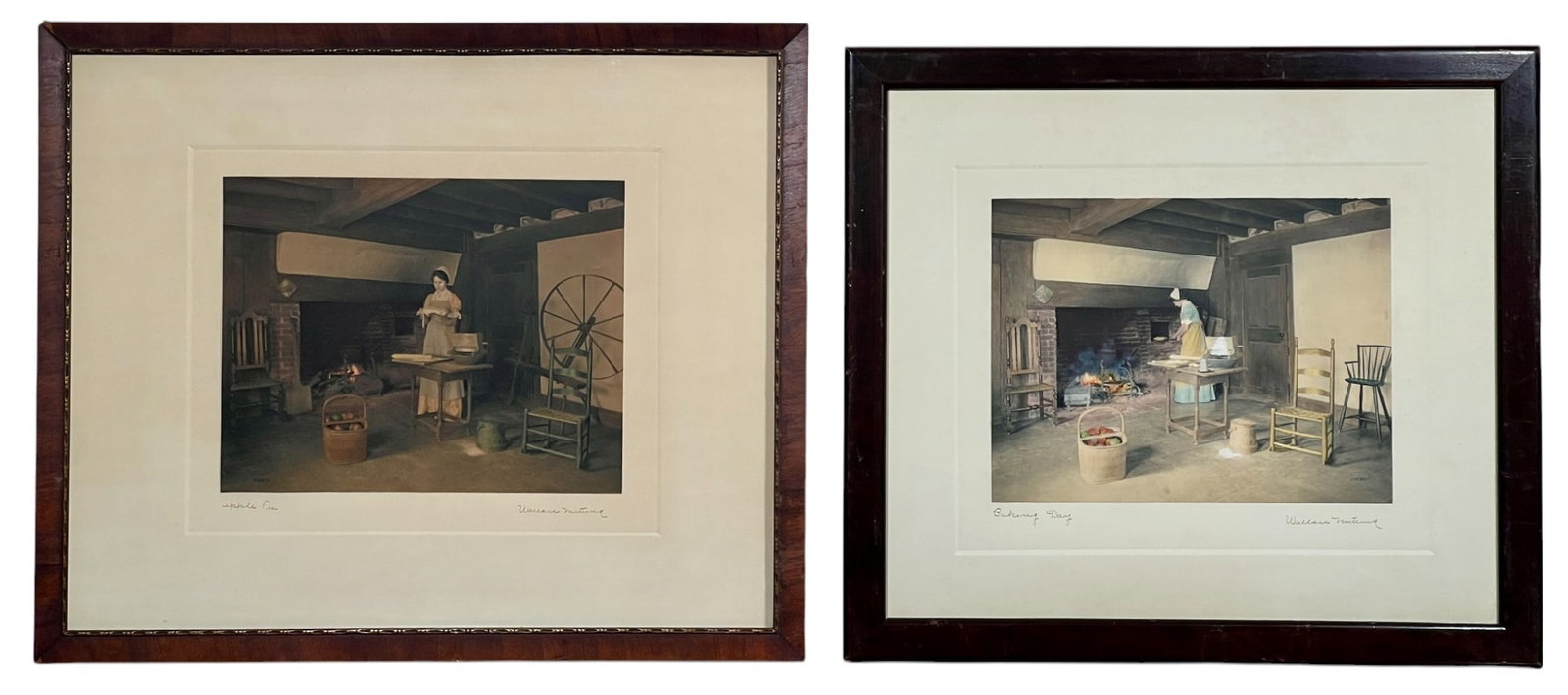 WALLACE NUTTING (1861-1941) Two Cambridge Works (1 of 8)