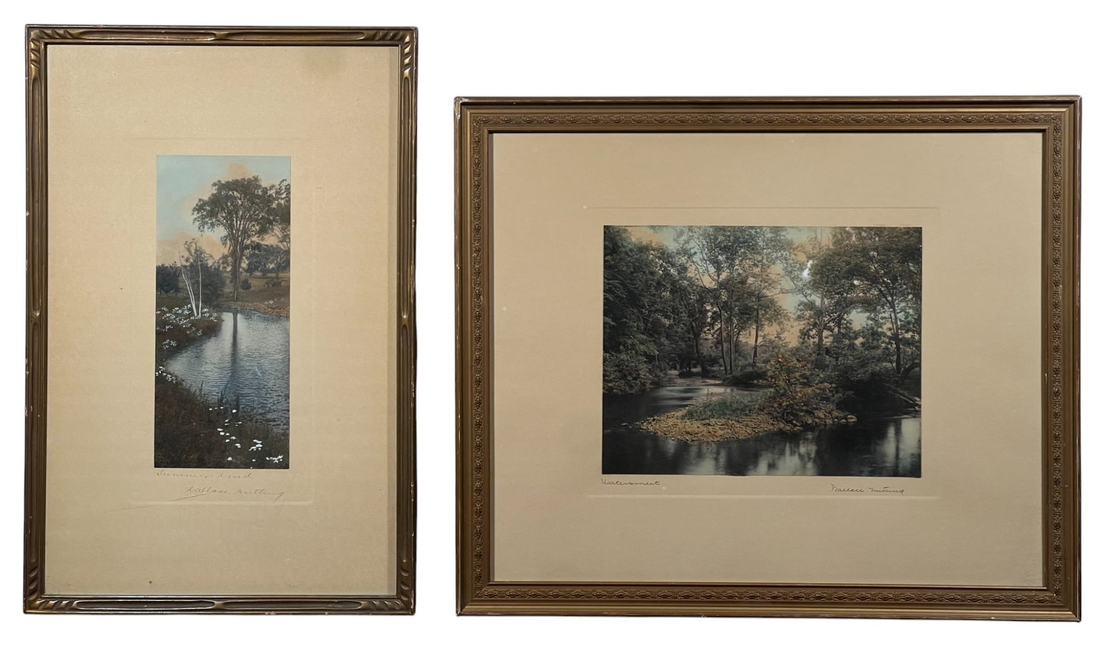 WALLACE NUTTING (1861-1941) Two Works (1 of 9)