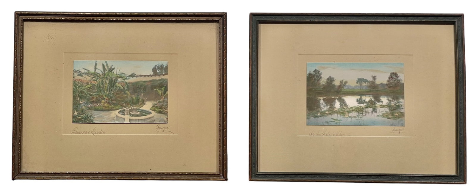 CHARLES HENRY SAWYER (1868-1954) Two Works (1 of 8)