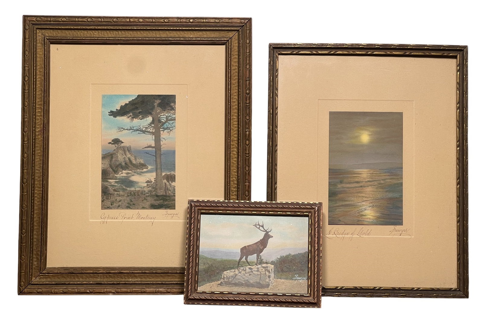 CHARLES HENRY SAWYER (1868-1954) Three Works (1 of 10)