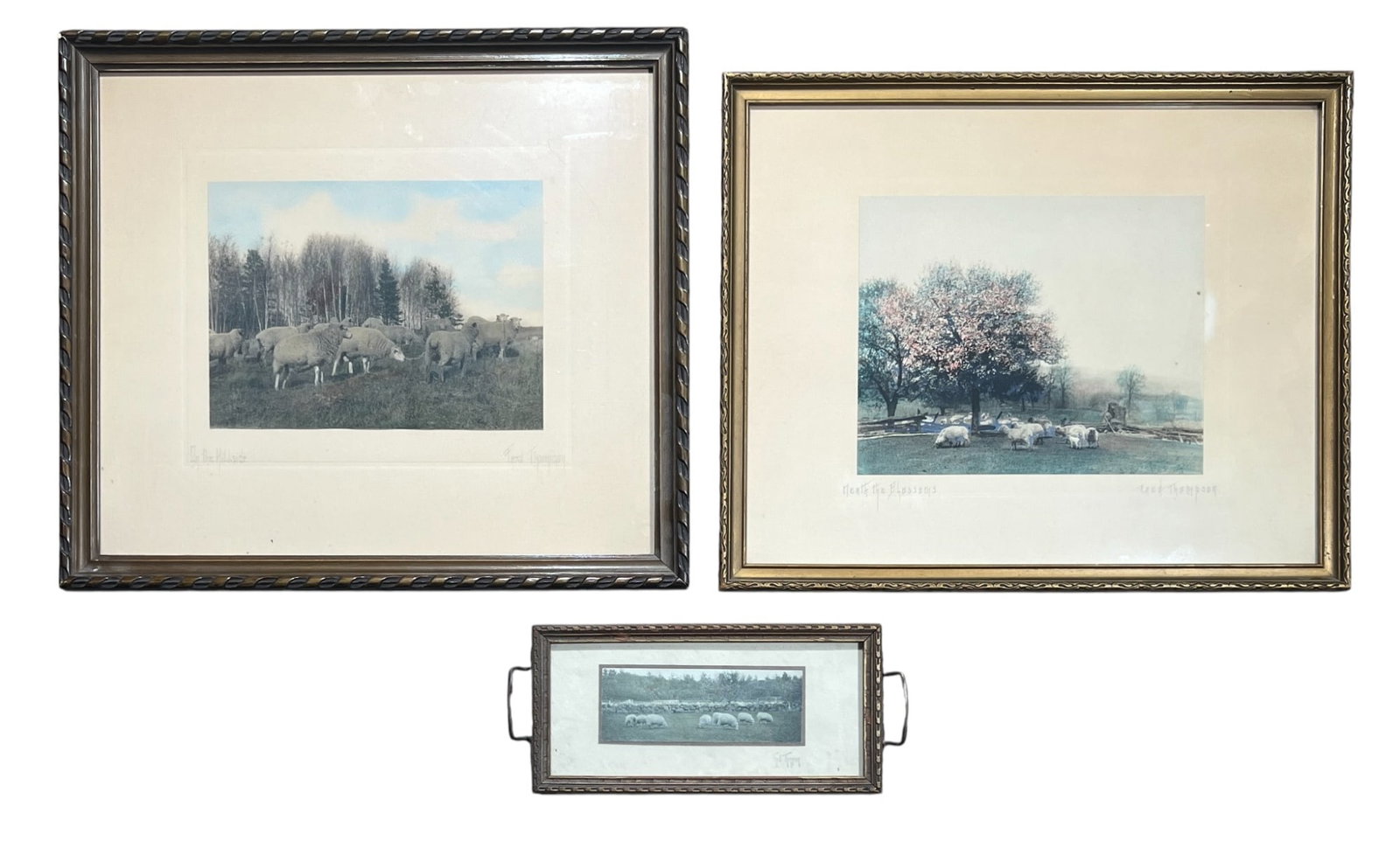 FRED THOMPSON (1844-1909) Three Works (1 of 12)