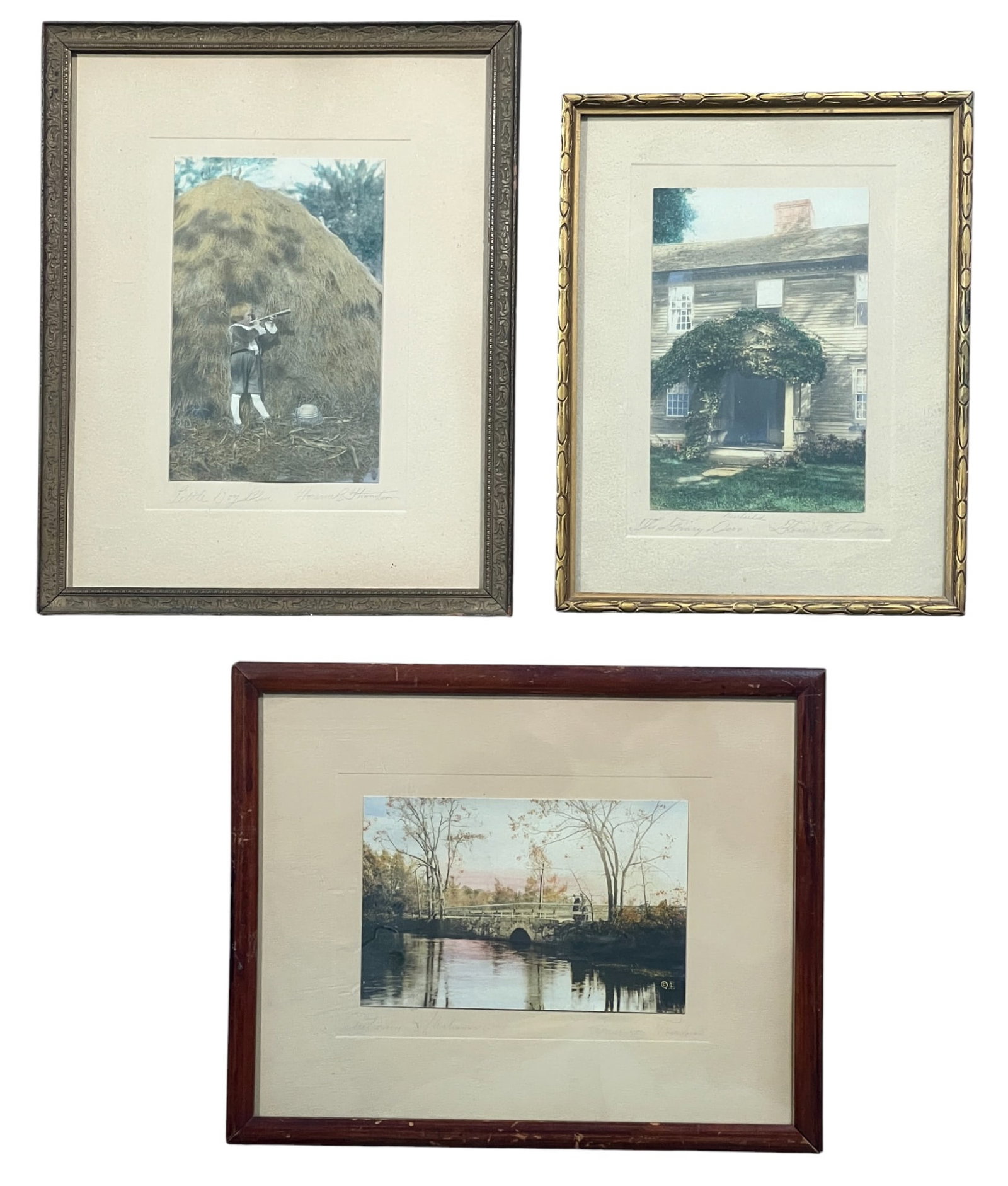 FLORENCE THOMPSON (19th/20th c) Three Works (1 of 7)