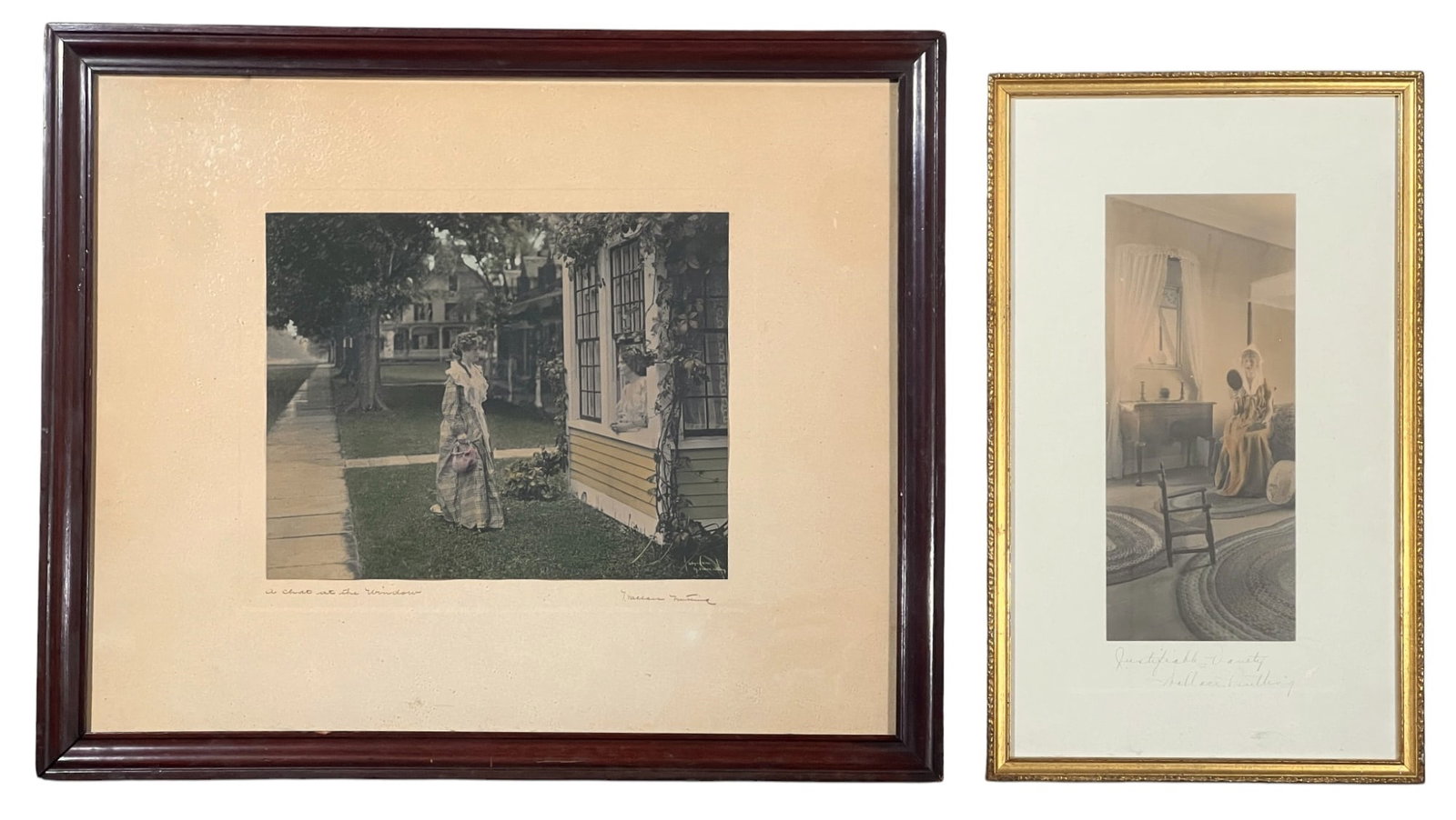 WALLACE NUTTING (1861-1941) Two Works (1 of 9)