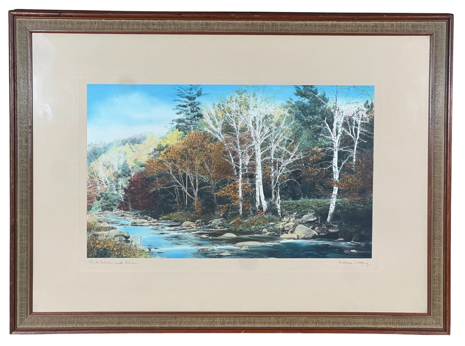 WALLACE NUTTING (1861-1941) NH River (1 of 5)
