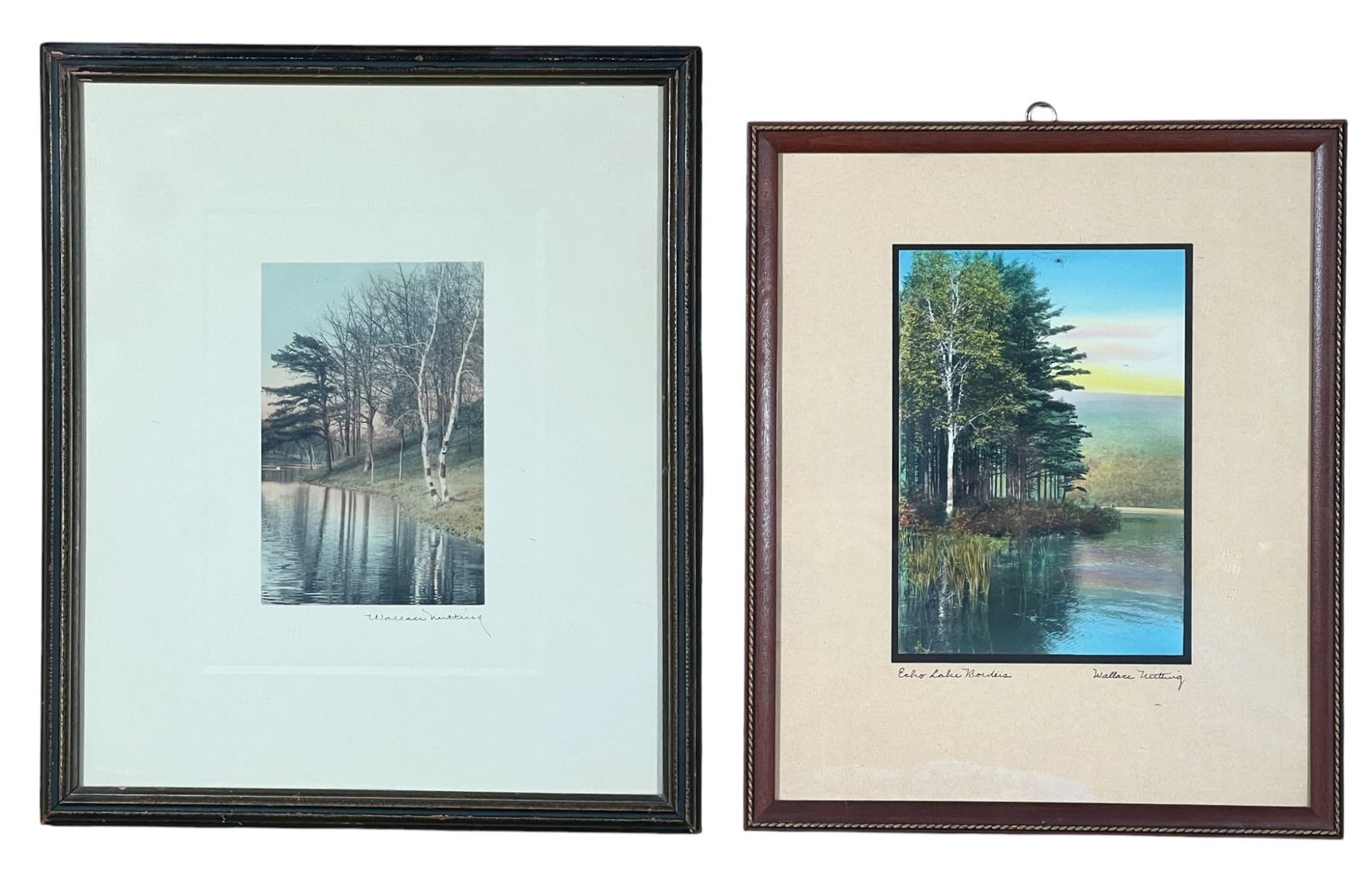 WALLACE NUTTING (1861-1941) Echo Lake & (1) Other (1 of 8)