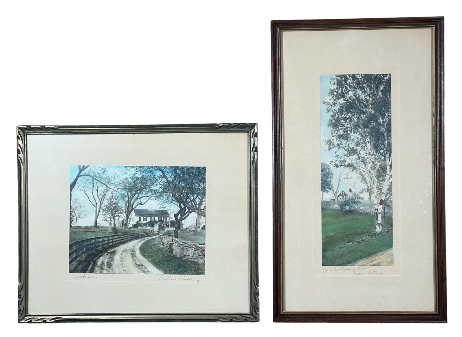 WALLACE NUTTING (1861-1941) Two Works (1 of 12)