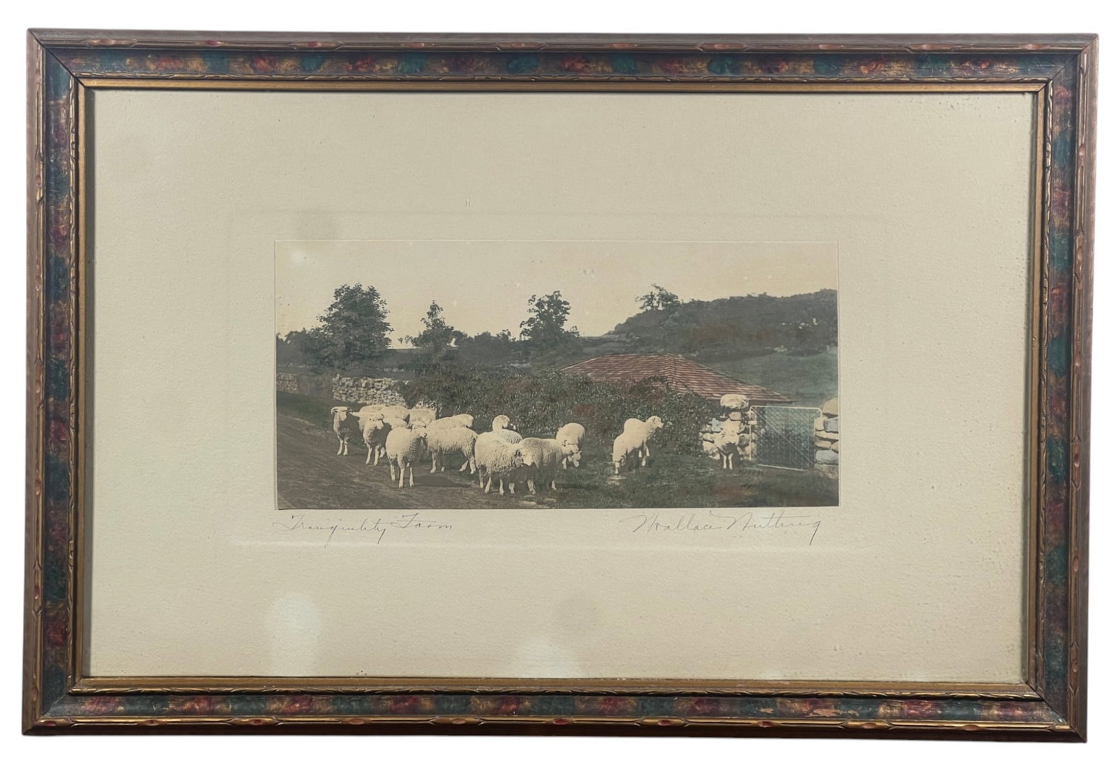 WALLACE NUTTING (1861-1941) Scene with Sheep (1 of 6)