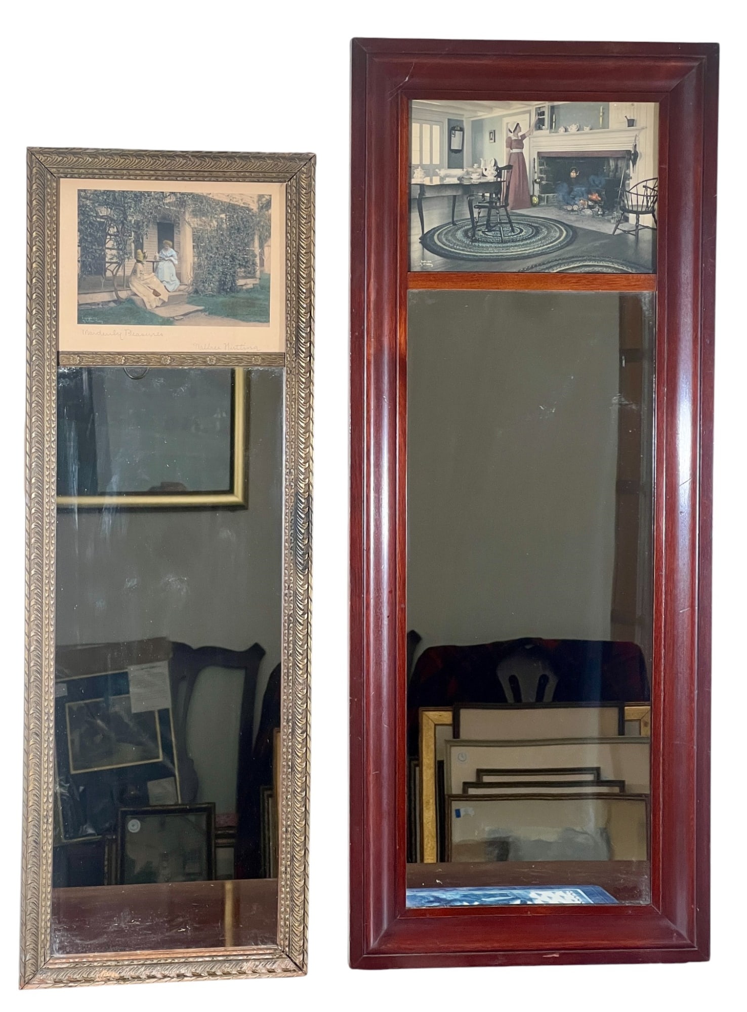 WALLACE NUTTING (1861-1941) Two Mirrors (1 of 9)