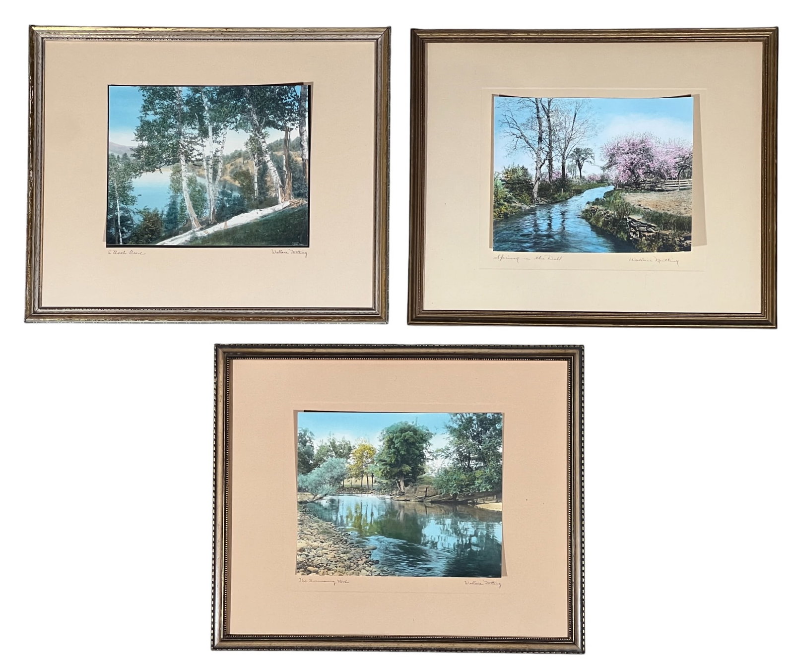 WALLACE NUTTING (1861-1941) Three Works (1 of 12)