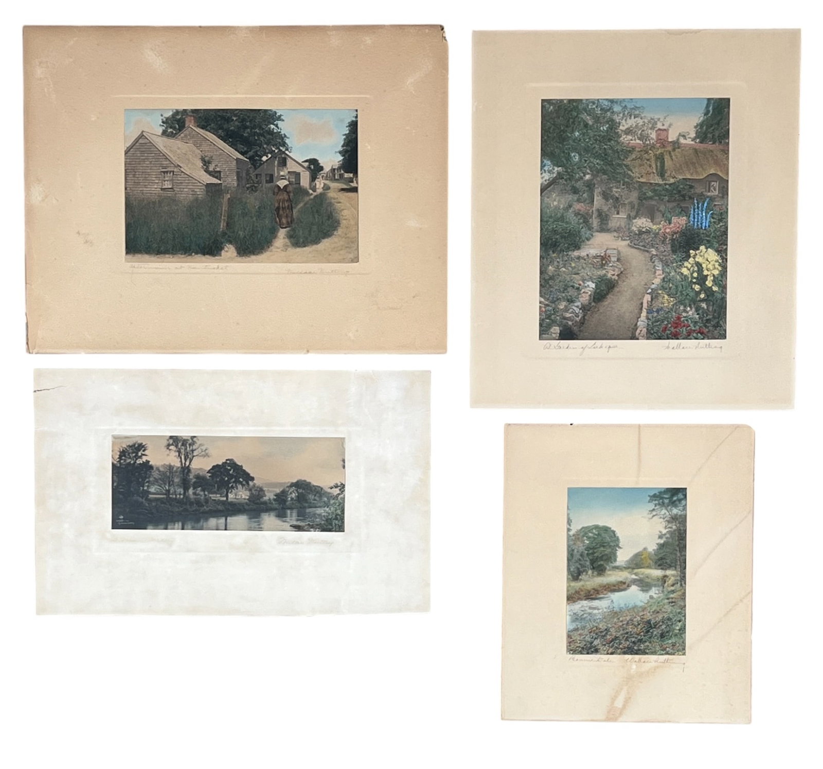 WALLACE NUTTING (1861-1941) Five Works (1 of 17)