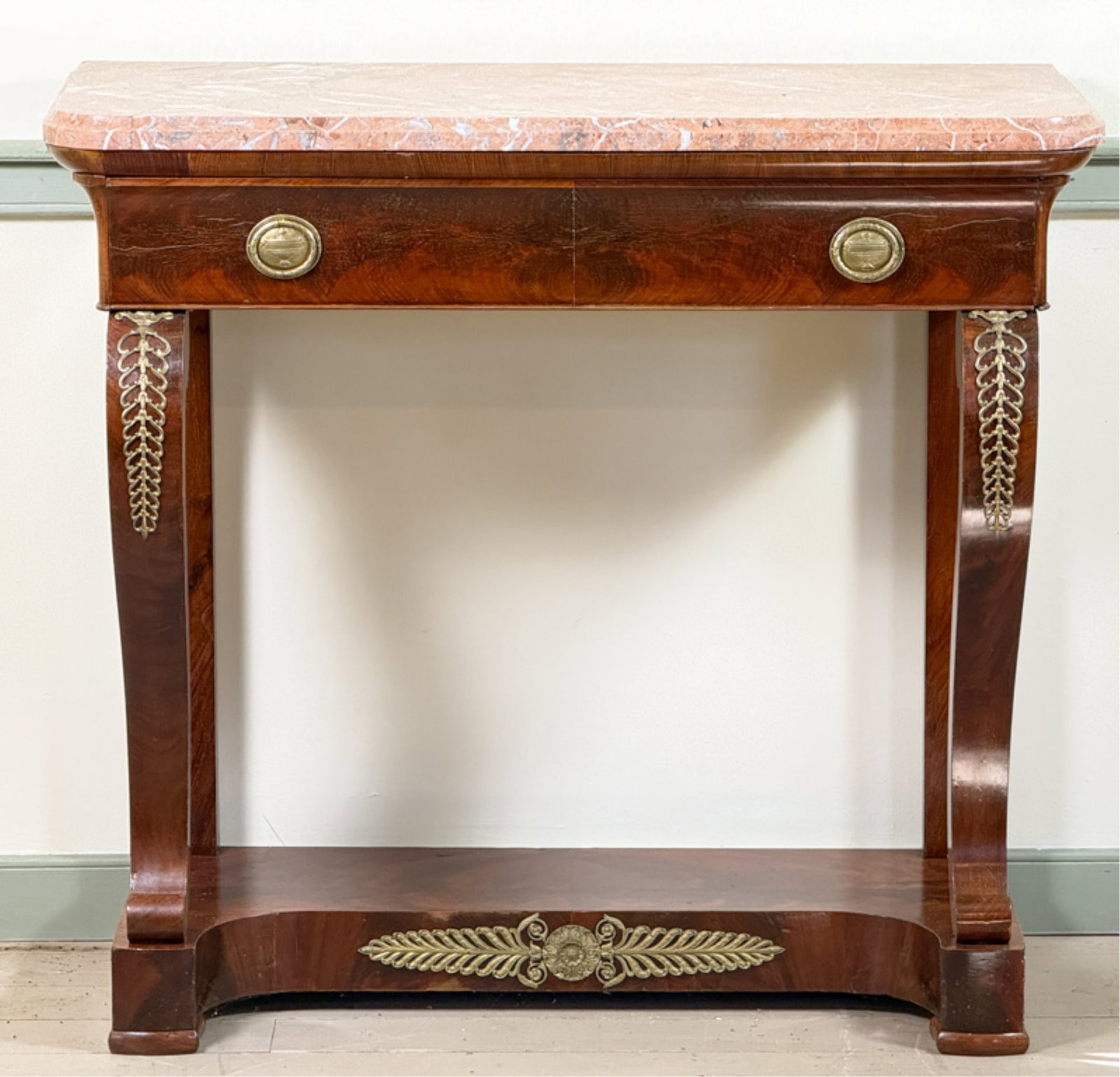 NAPOLEON III MAHOGANY PIER TABLE (1 of 14)