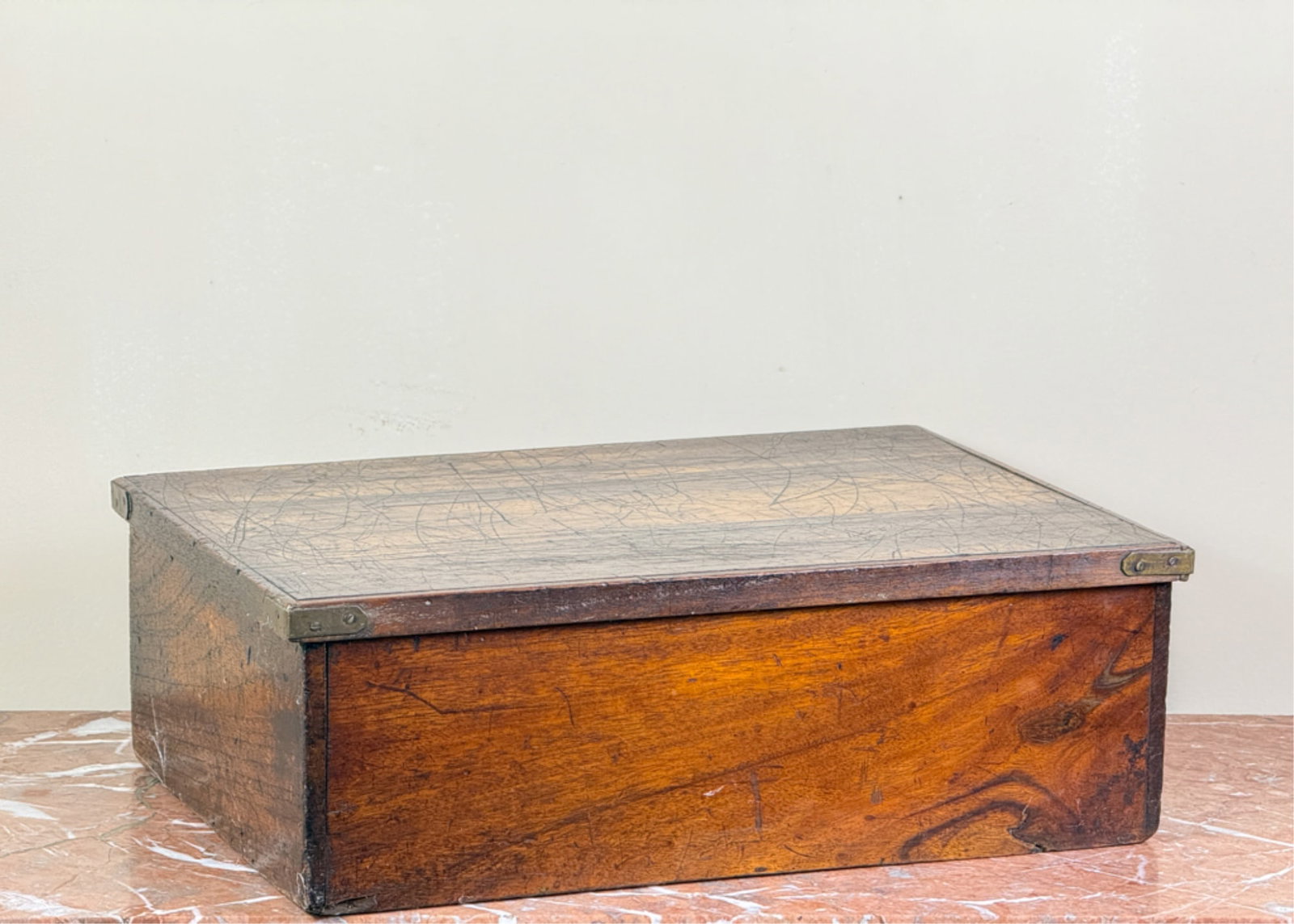 EDWARDIAN MAHOGANY HABERDASHERS BOX (1 of 10)