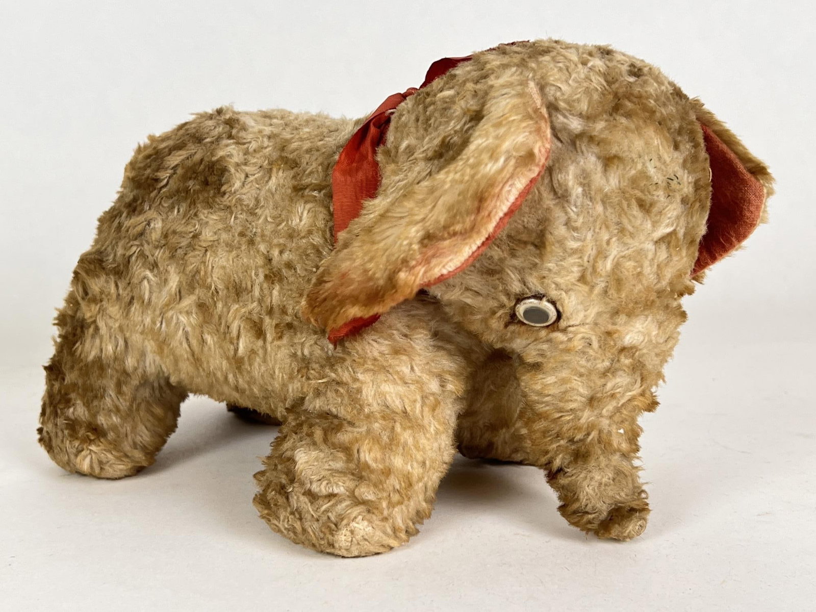 VINTAGE MOHAIR ELEPHANT (1 of 8)